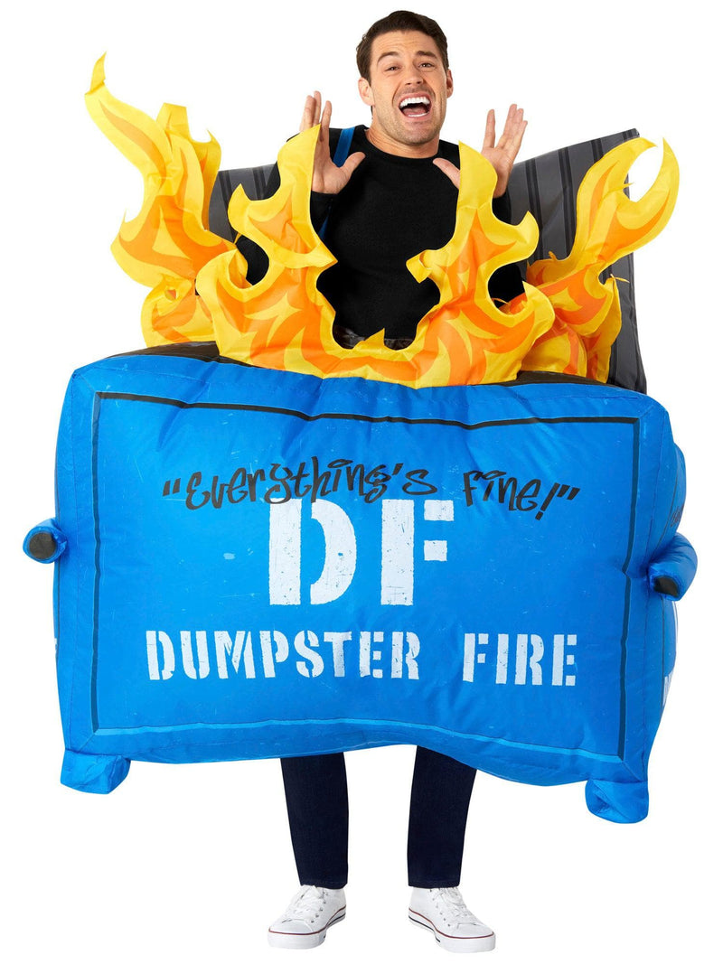 Dumpster Fire Inflatable Adult Costume