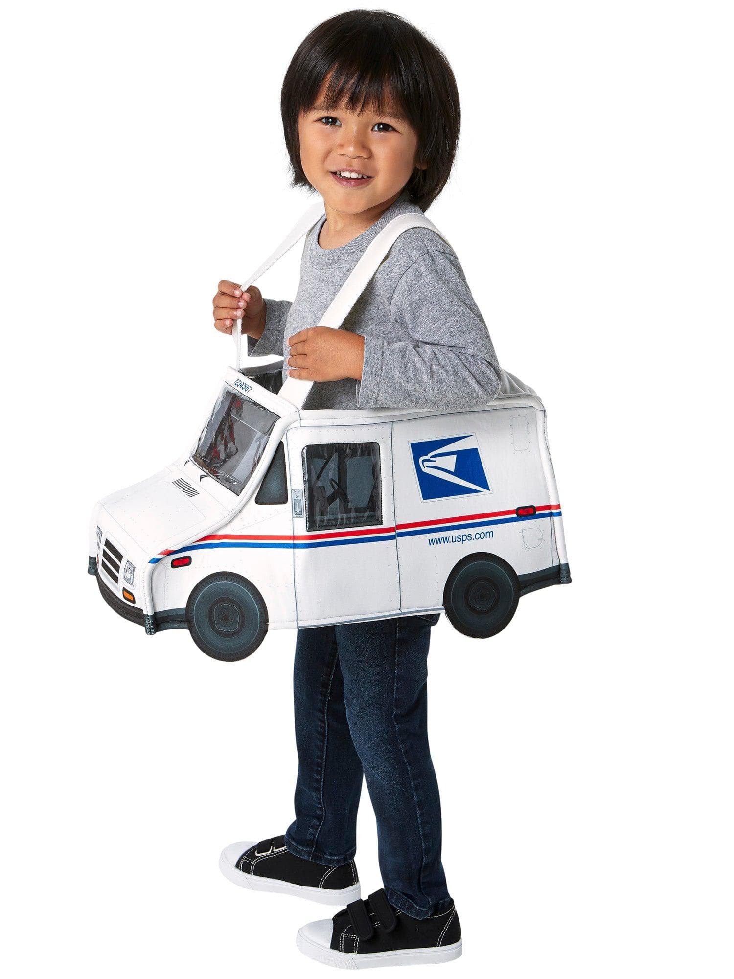 USPS Postal Truck Toddler Costume - costumes.com