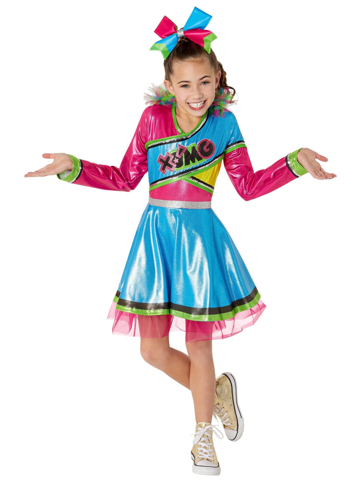 JoJo Siwa XOMG POP! Cheerleader Dress Kids Costume - costumes.com