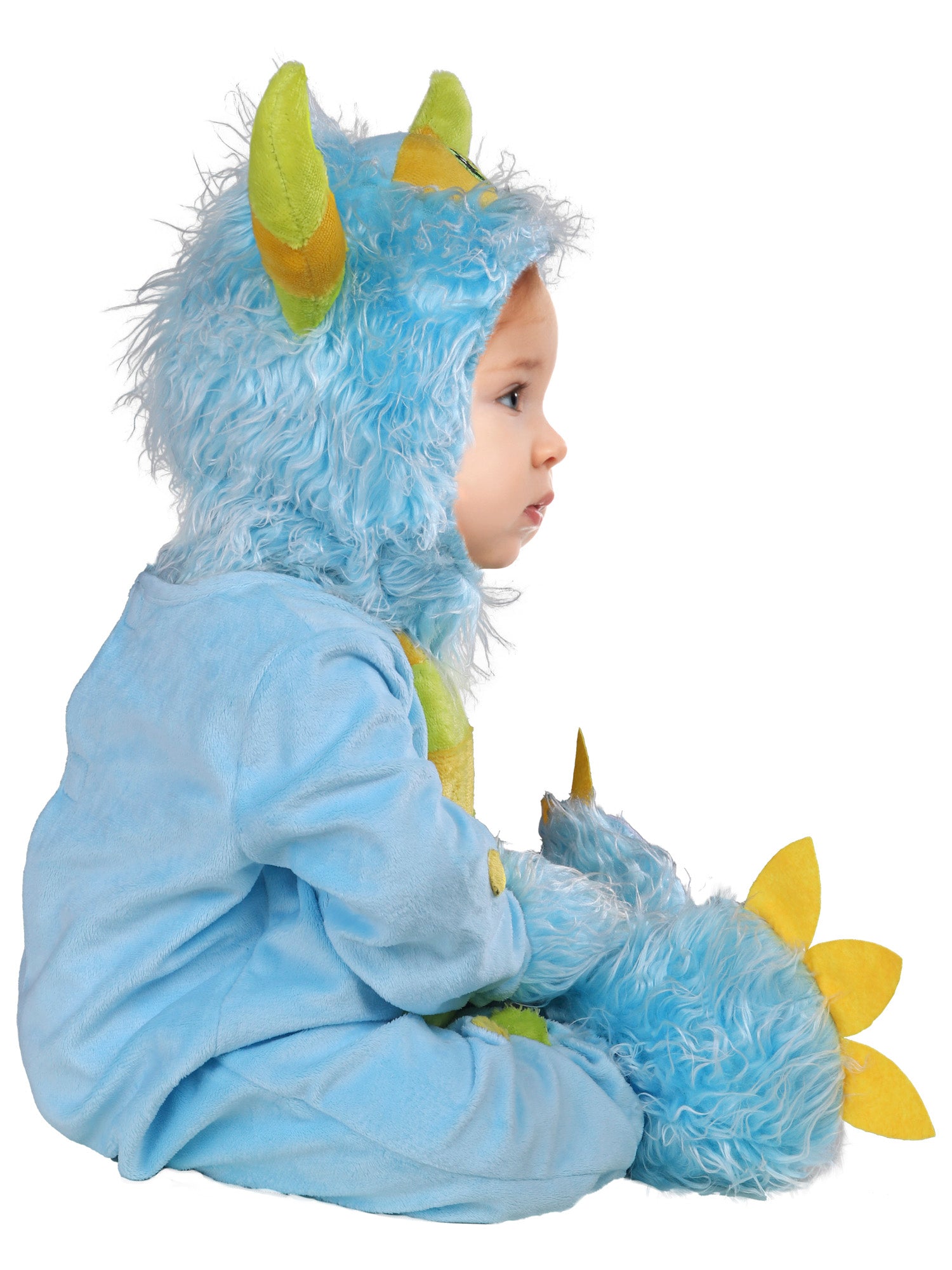 Blue Fluffy Monster Costume for Babies and Toddlers
