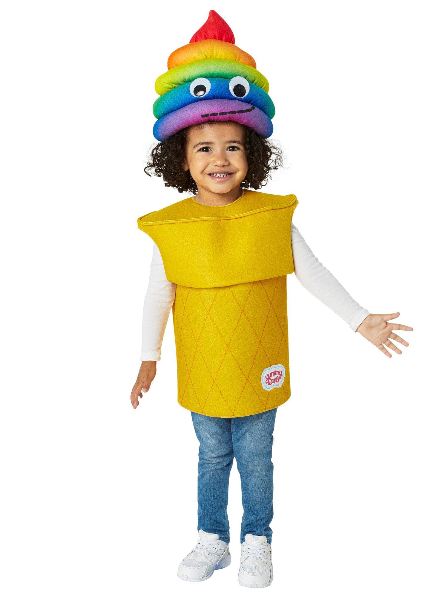 Yummy World Rainbow Soft Serve Kids Costume by Kidrobot - costumes.com