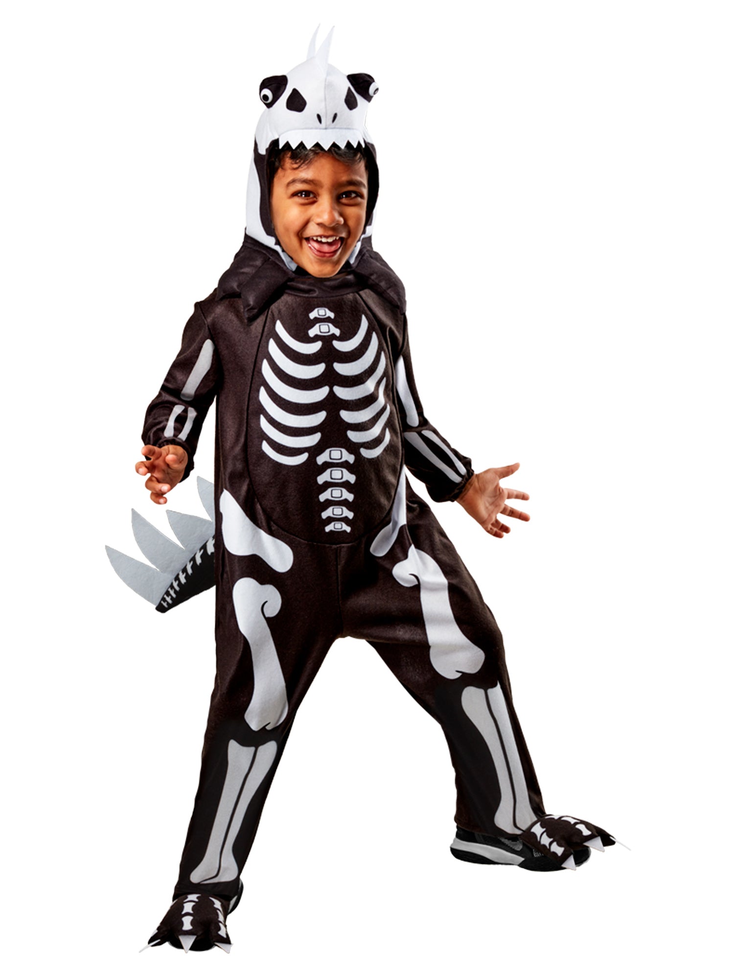 Boys' Skelesaurus Rex Glow in the Dark Costume with Sound for Toddlers - costumes.com