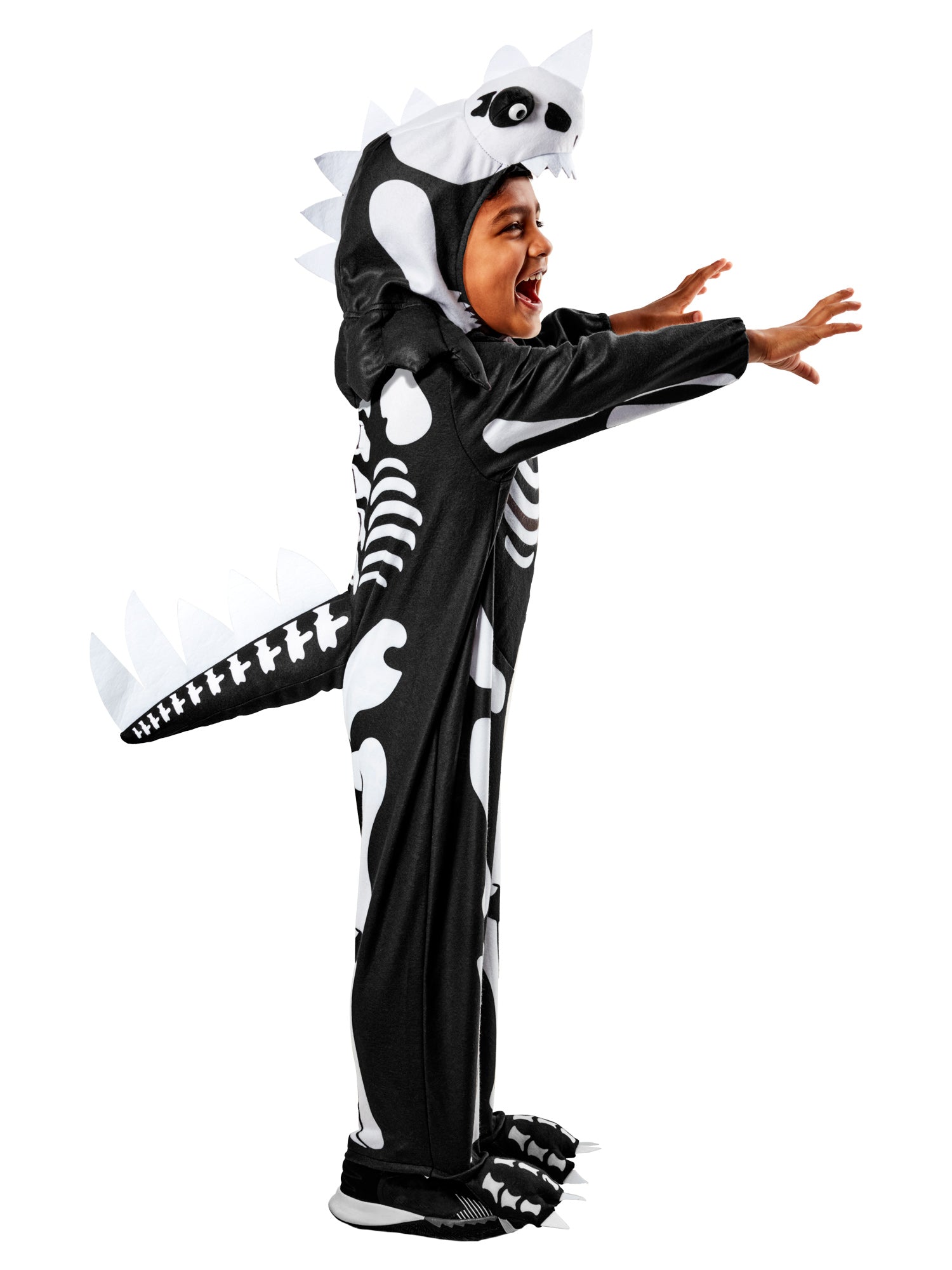 Boys' Skelesaurus Rex Glow in the Dark Costume with Sound for Toddlers - costumes.com