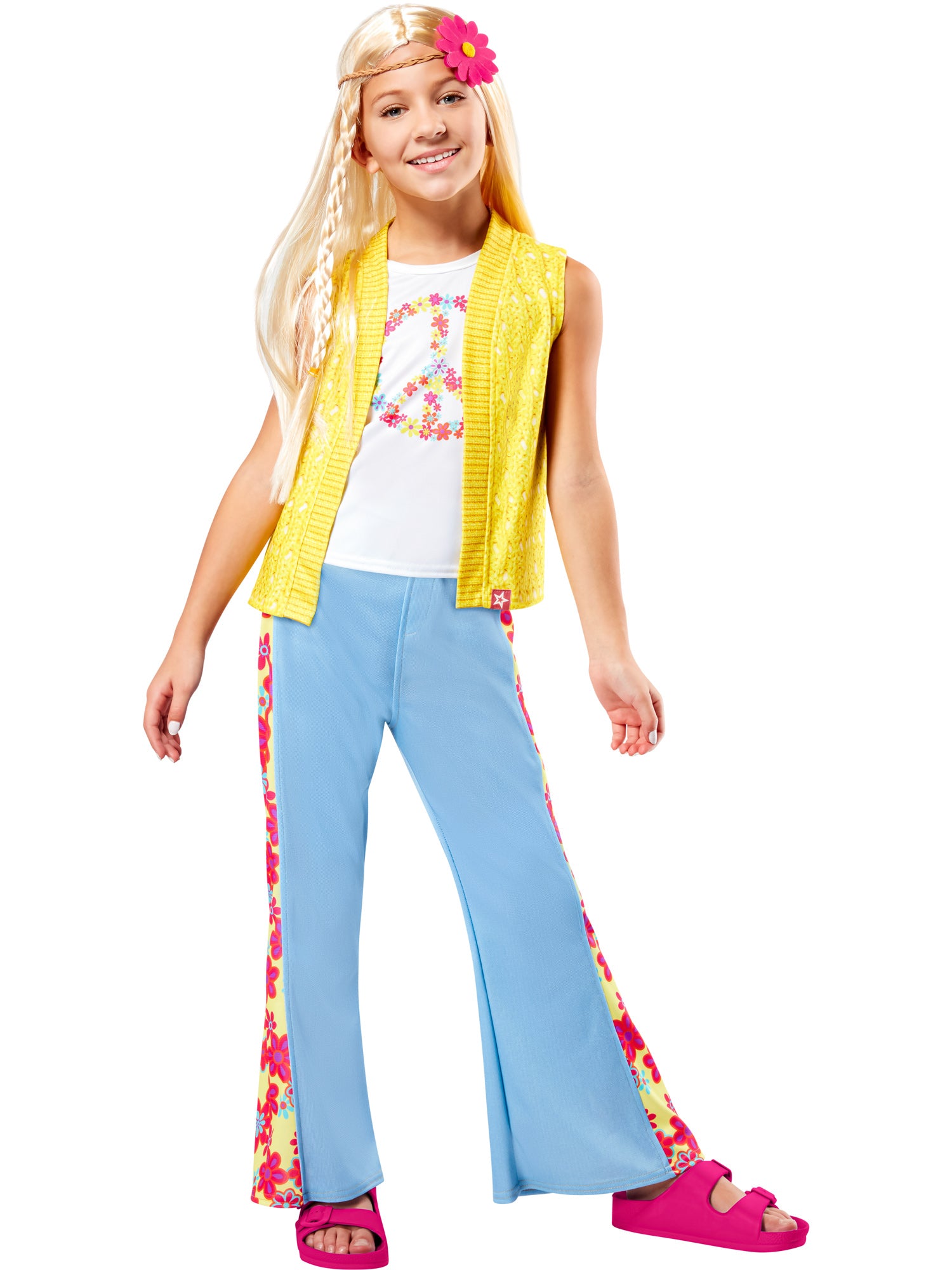 Girls' American Girl Julie Albright Hippie Costume Set - costumes.com