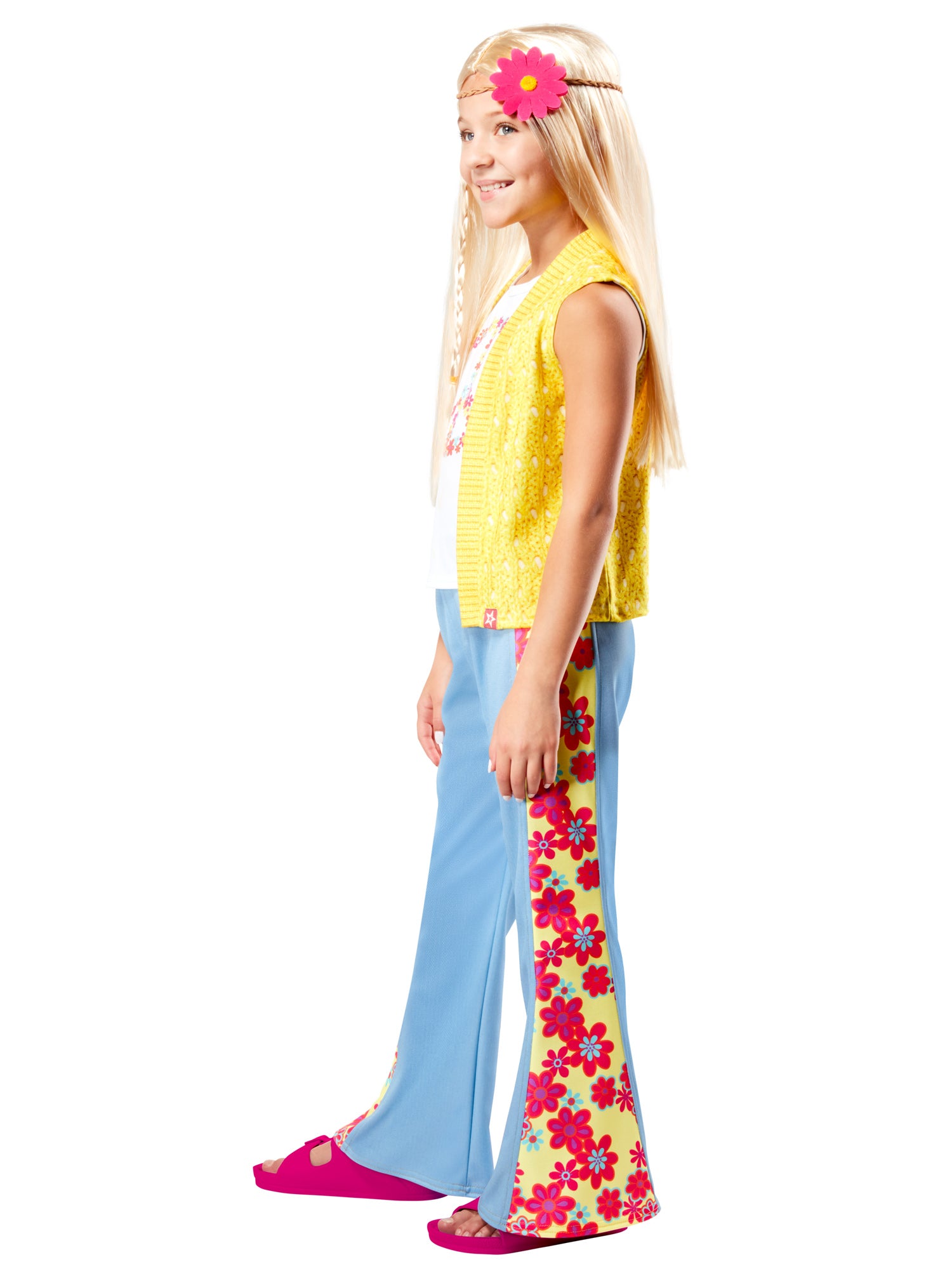 Girls' American Girl Julie Albright Hippie Costume Set - costumes.com