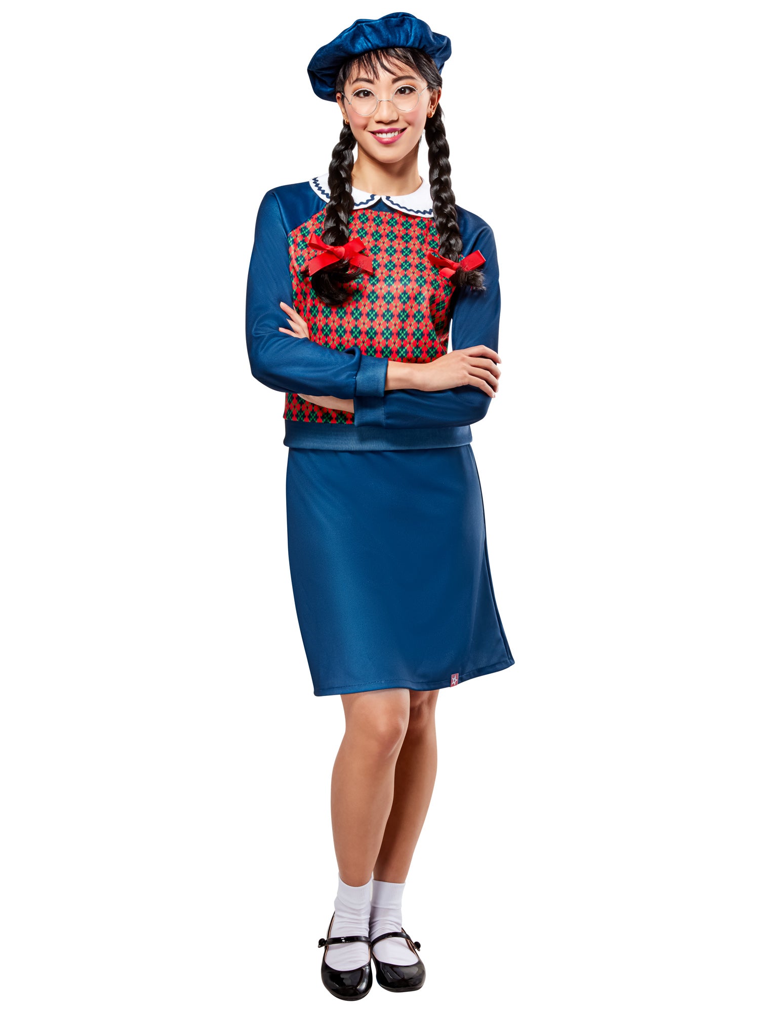 Women's American Girl Molly McIntire Dress with Beret Costume Set - costumes.com