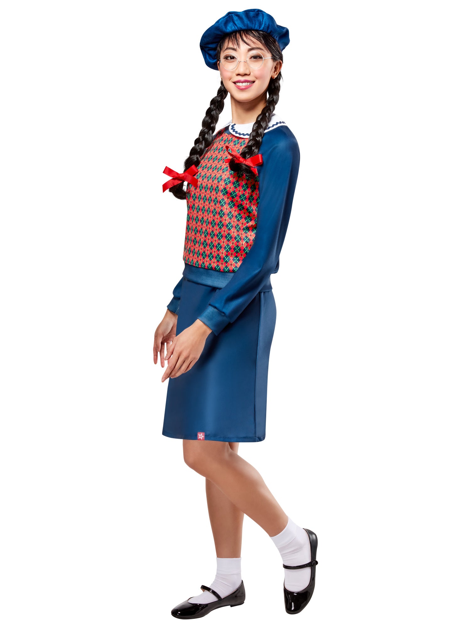 Women's American Girl Molly McIntire Dress with Beret Costume Set - costumes.com