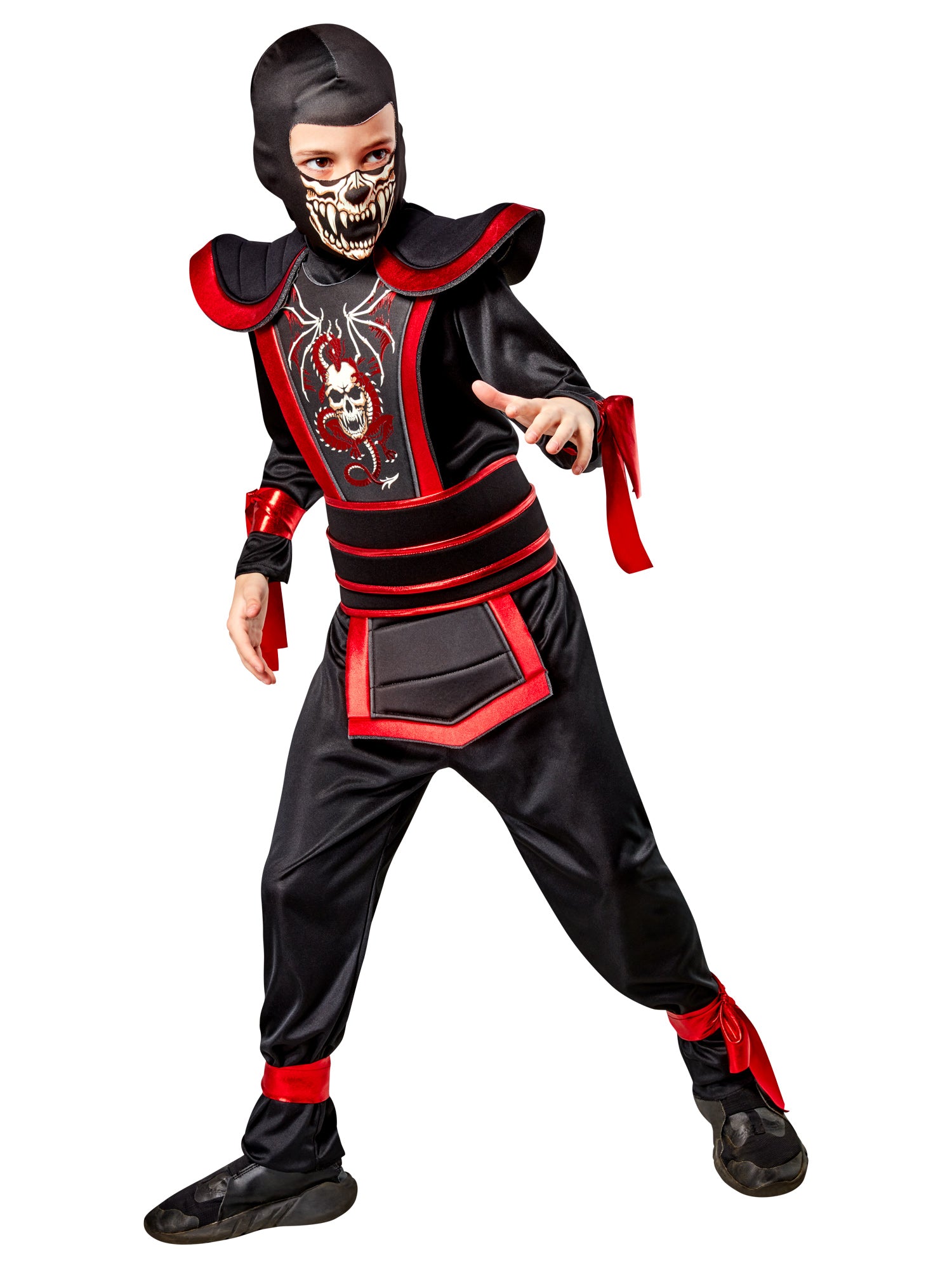 Boys' Glow in the Dark Ninja Warrior Costume - costumes.com