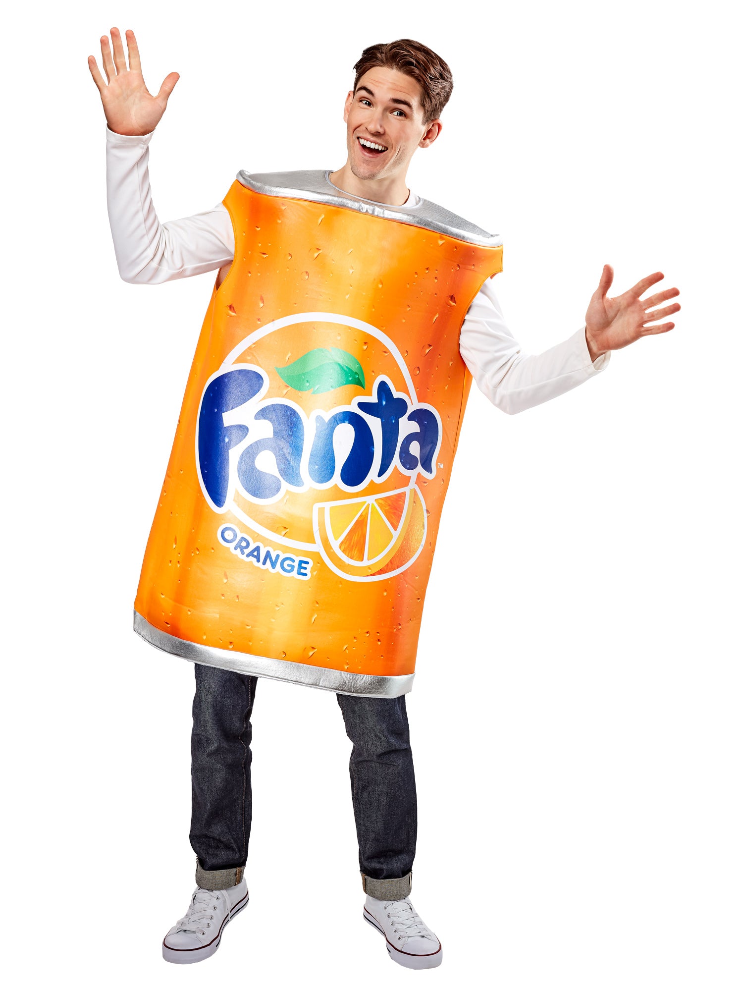 Adult Orange Fanta Can Costume - costumes.com