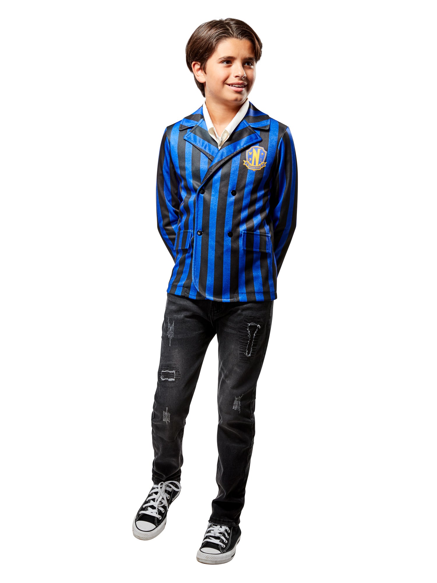 Boys' Wednesday Nevermore Academy Uniform Jacket - costumes.com