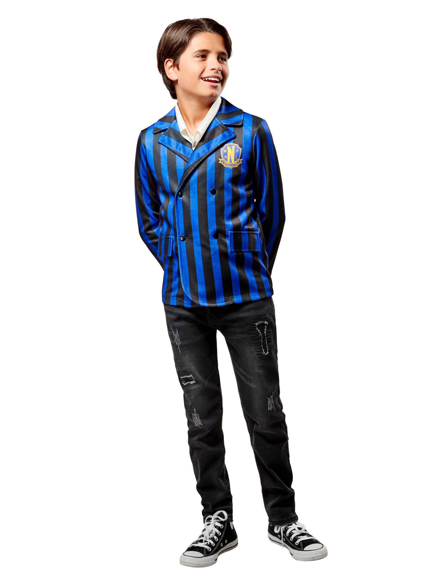 Boys' Wednesday Nevermore Academy Uniform Jacket - costumes.com