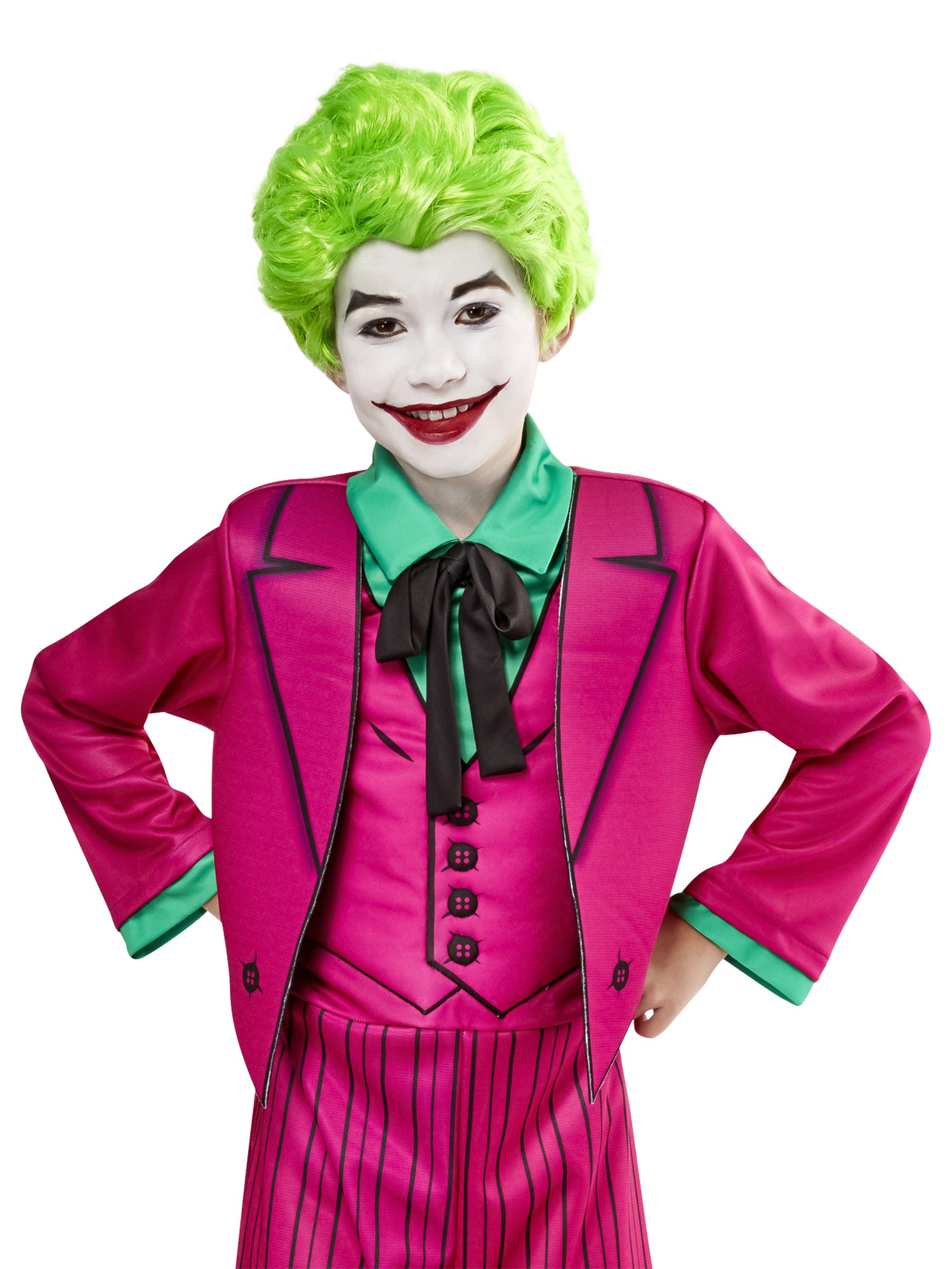 Boys' Batman Classic 1966 The Joker Costume - Deluxe - costumes.com