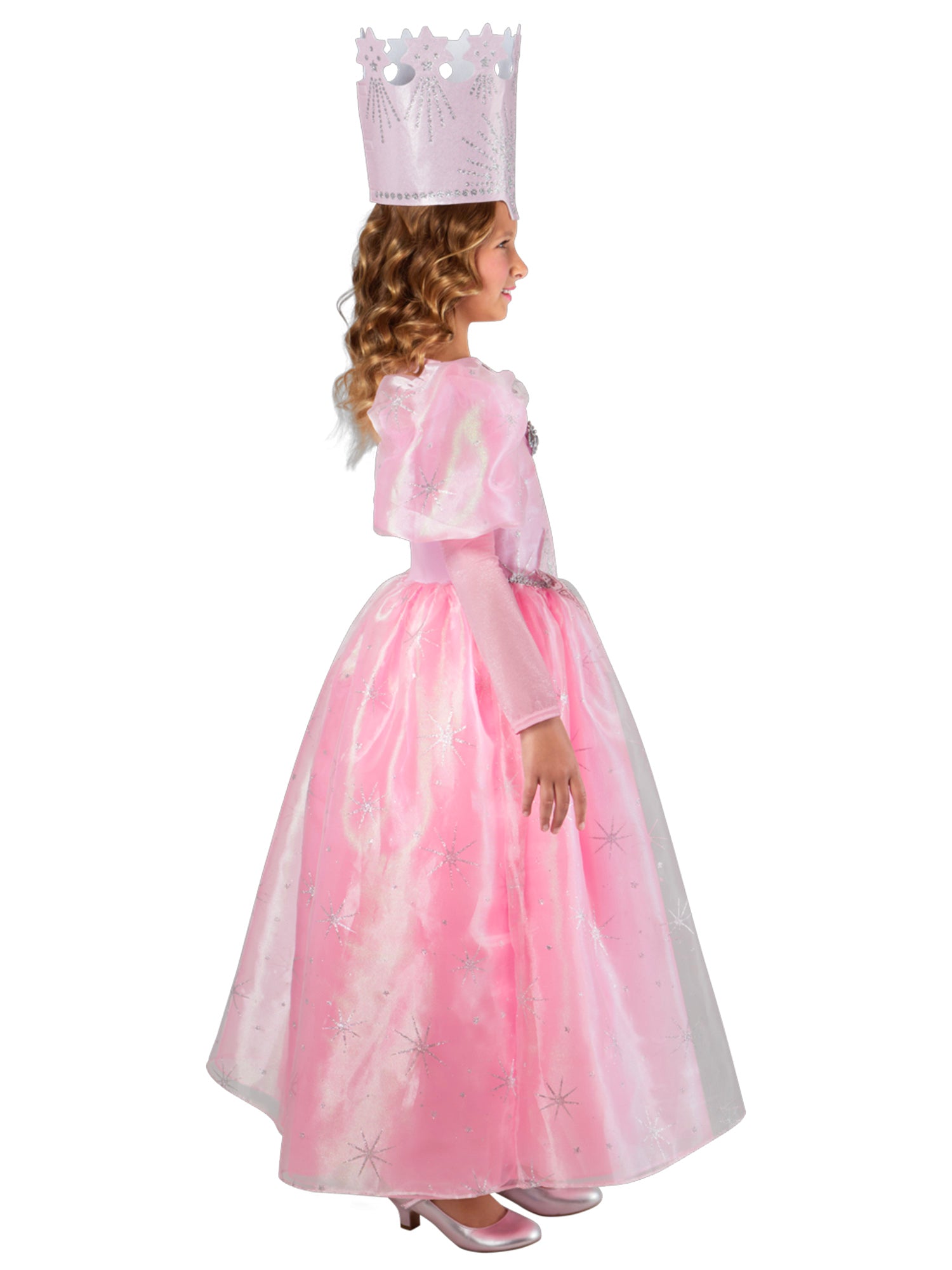 Girls' The Wizard of Oz Glinda Costume - Deluxe - costumes.com