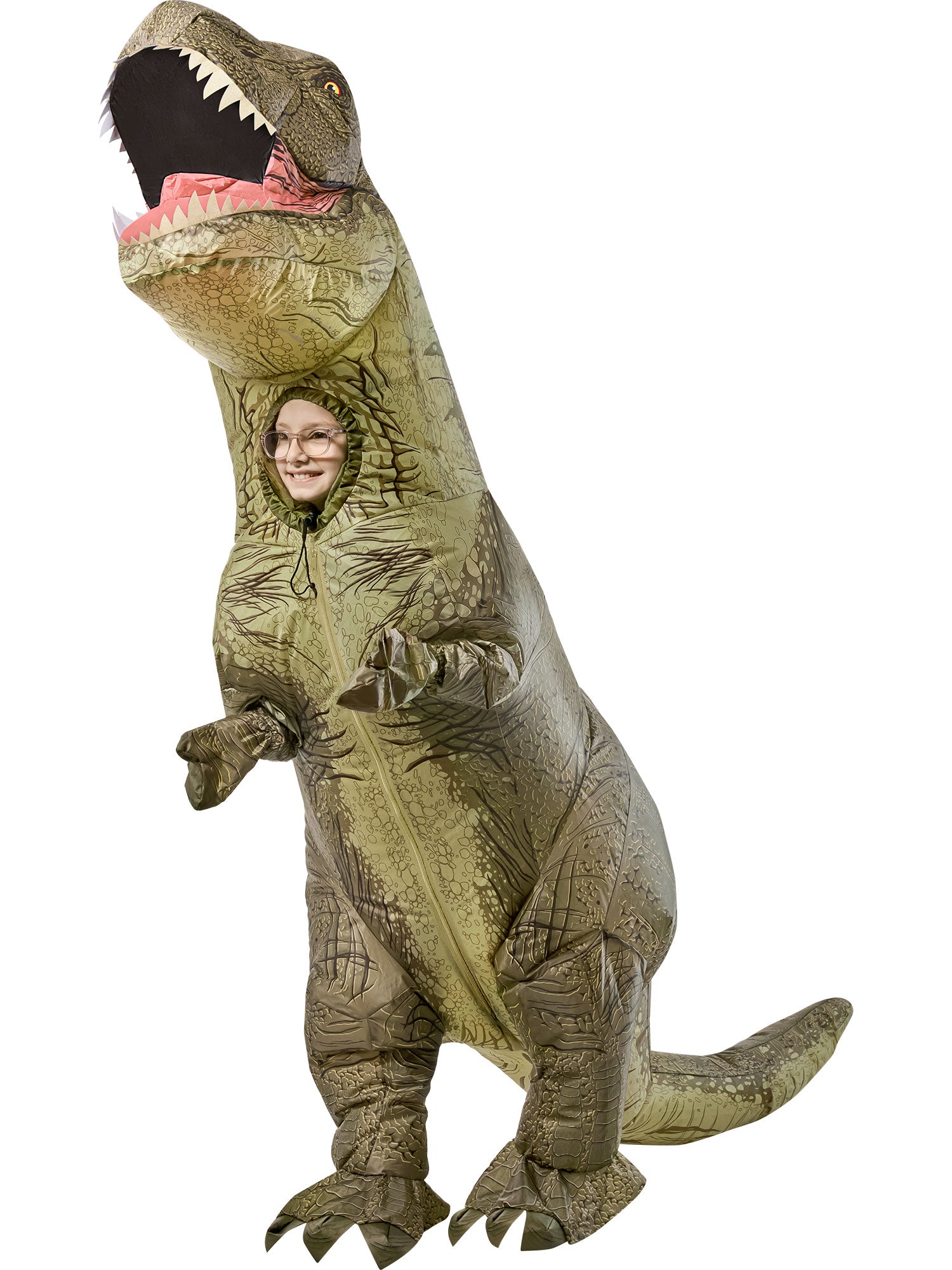 Kids' Jurassic World T-Rex Inflatable Costume - costumes.com