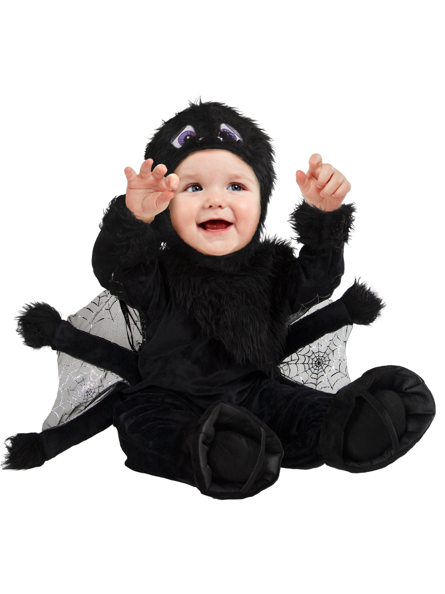 Silly Black Spider Costume for Infants - costumes.com