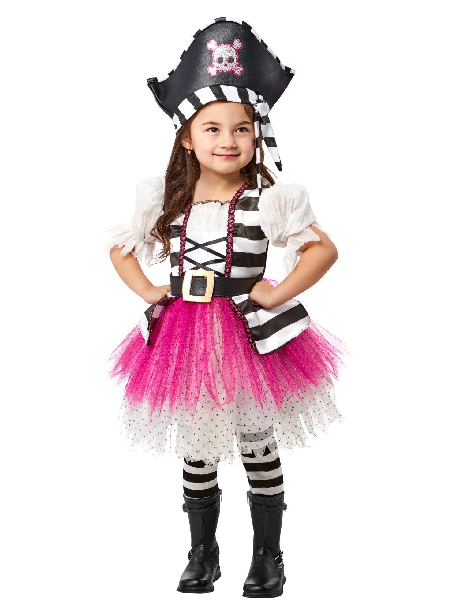 Girls' Posh Little Pirate Girl Costume for Toddlers - costumes.com