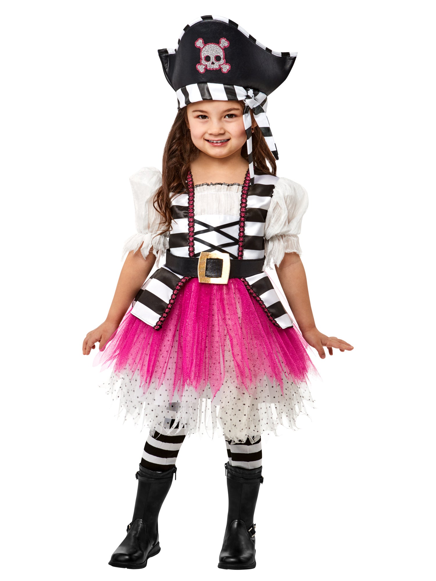 Girls' Posh Little Pirate Girl Costume for Toddlers - costumes.com