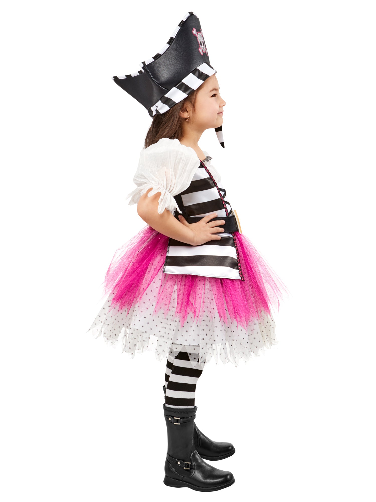 Girls' Posh Little Pirate Girl Costume for Toddlers - costumes.com