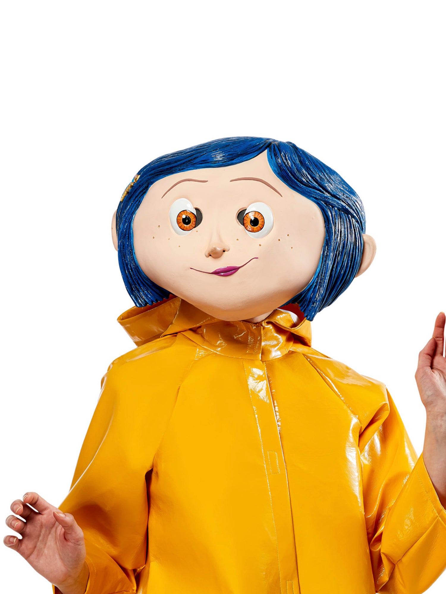 Women's Coraline Overhead Latex Mask - Deluxe - costumes.com