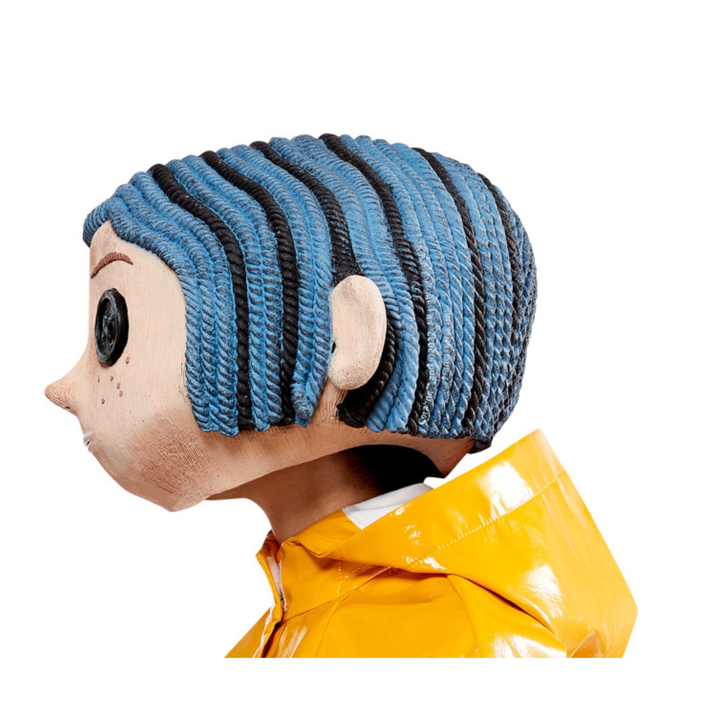 Women's Coraline Doll Overhead Latex Mask - Deluxe - costumes.com