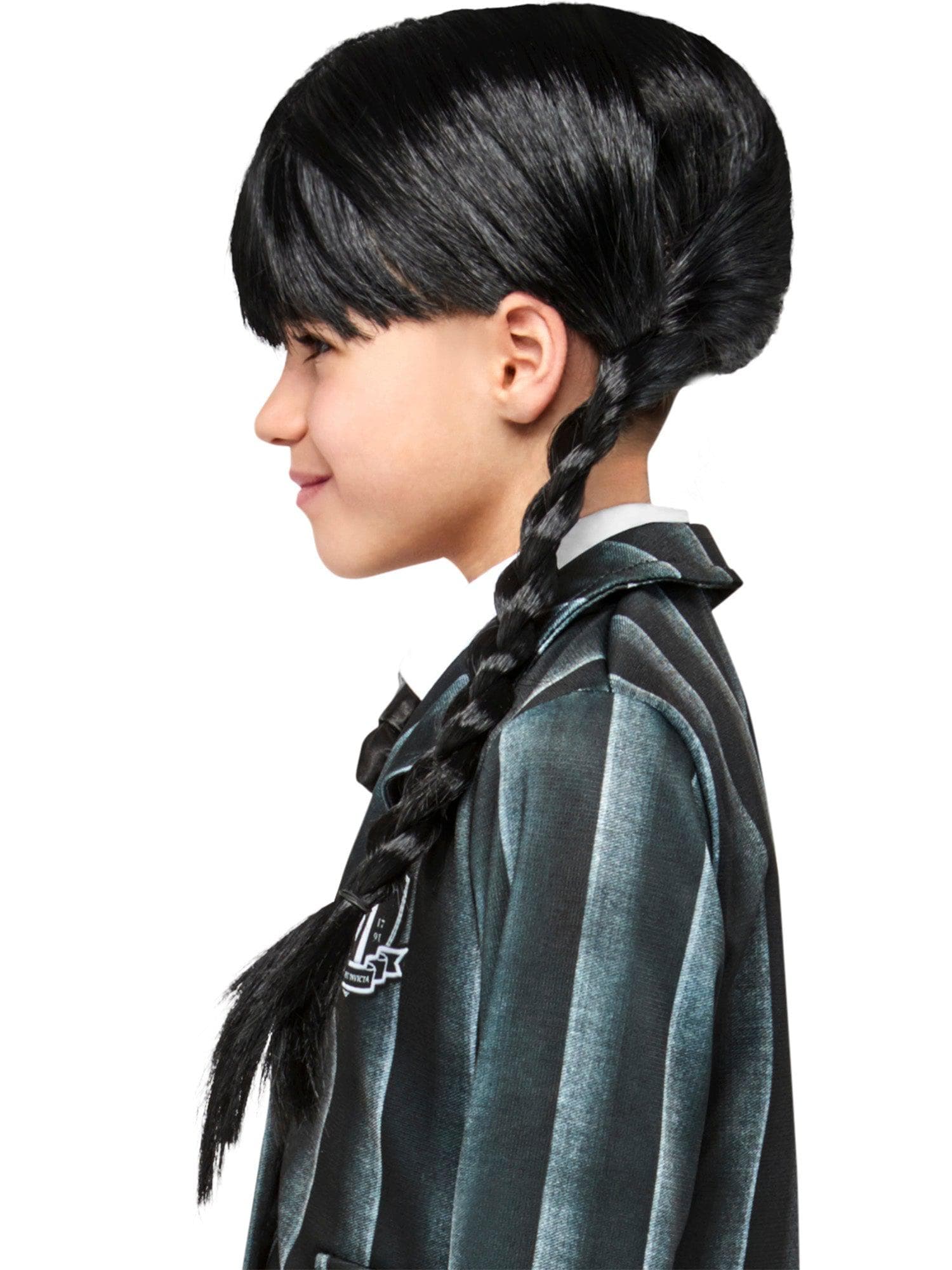 Girls' Wednesday Addams Wig - costumes.com