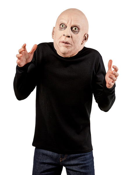 Men's The Addam's Family Uncle Fester Overhead Latex Mask - Deluxe