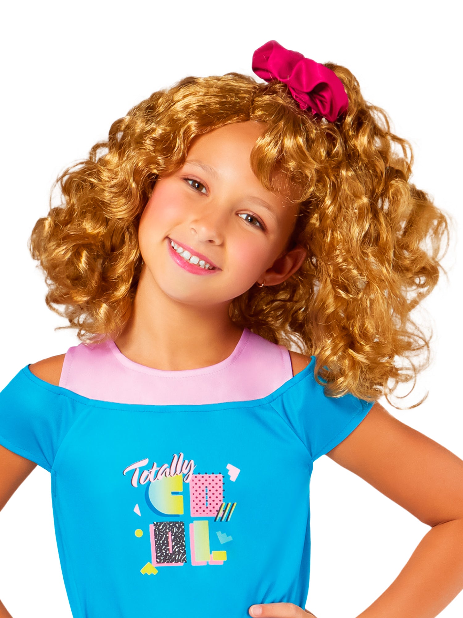 Girls' American Girl Courtney Moore Blonde Curly Wig - costumes.com