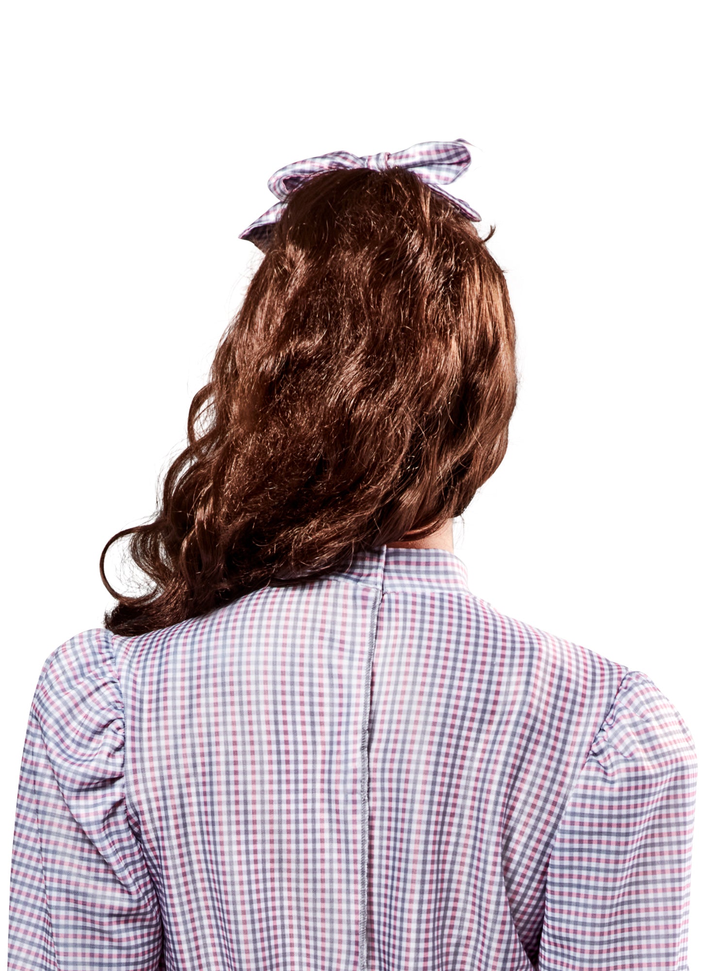 Women's American Girl Samantha Parkington Brown Wig with Bangs - costumes.com