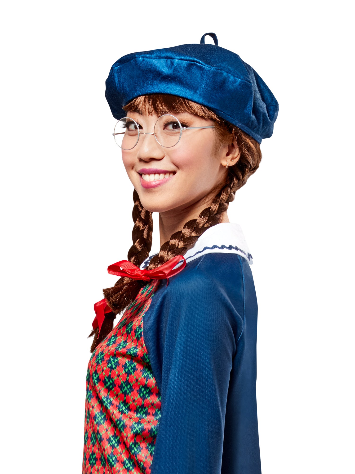 Women's American Girl Molly McIntire Brown Braided Ponytail Wig - costumes.com