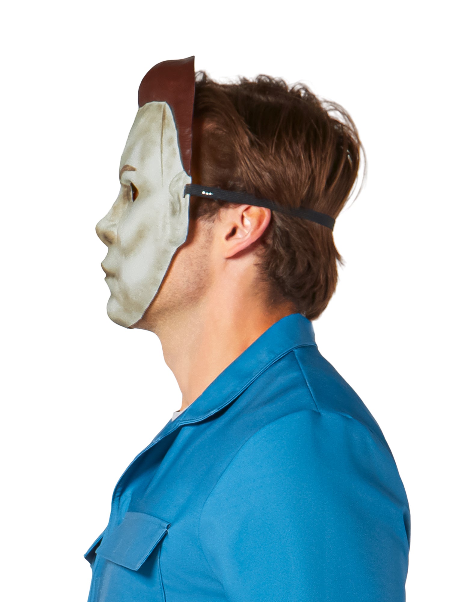 Men's Halloween 2 Michael Myers Half Vacuform Mask - costumes.com