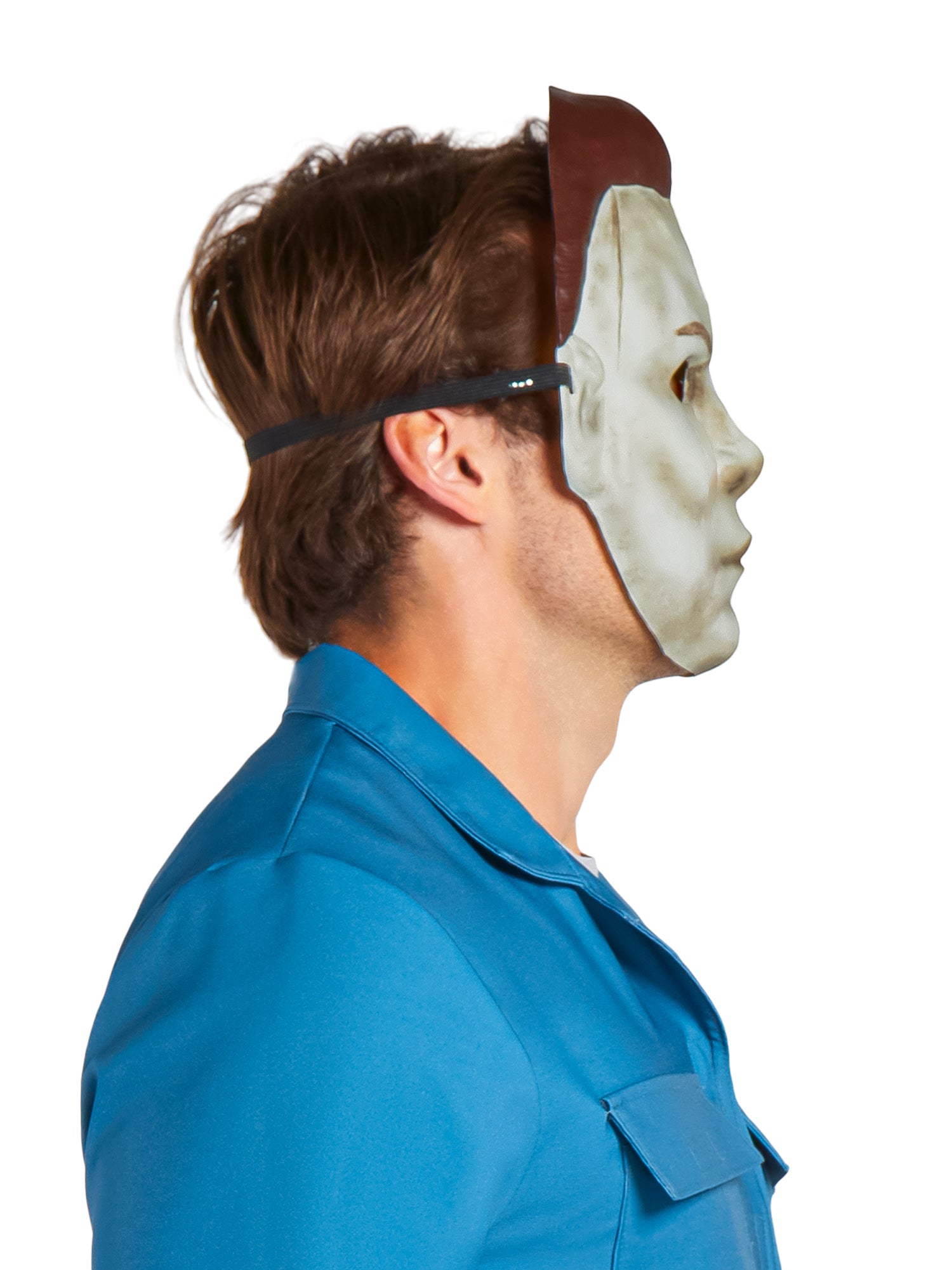 Men's Halloween 2 Michael Myers Half Vacuform Mask - costumes.com
