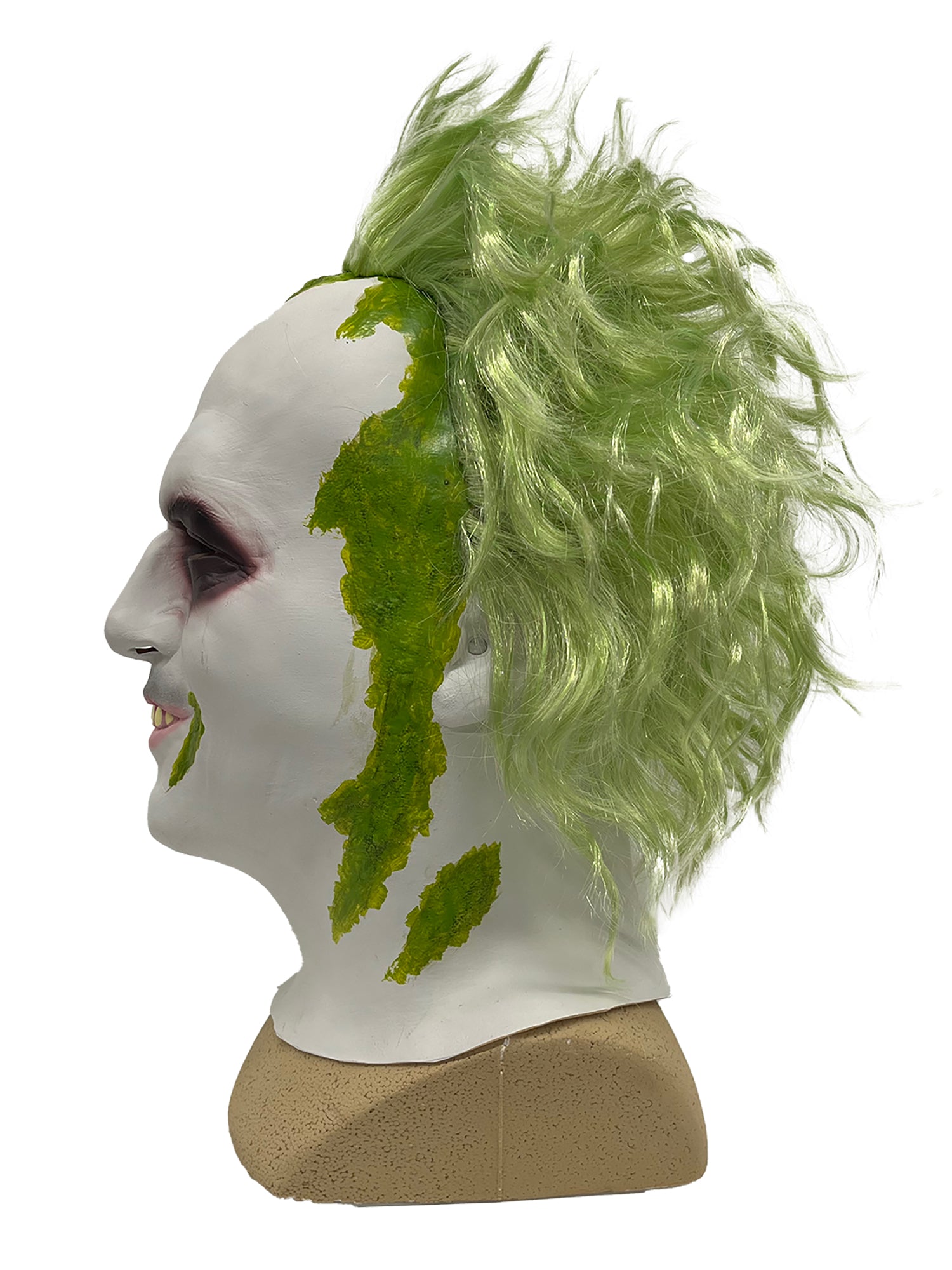 Men's Beetlejuice 2 Overhead Latex Mask with Hair - costumes.com