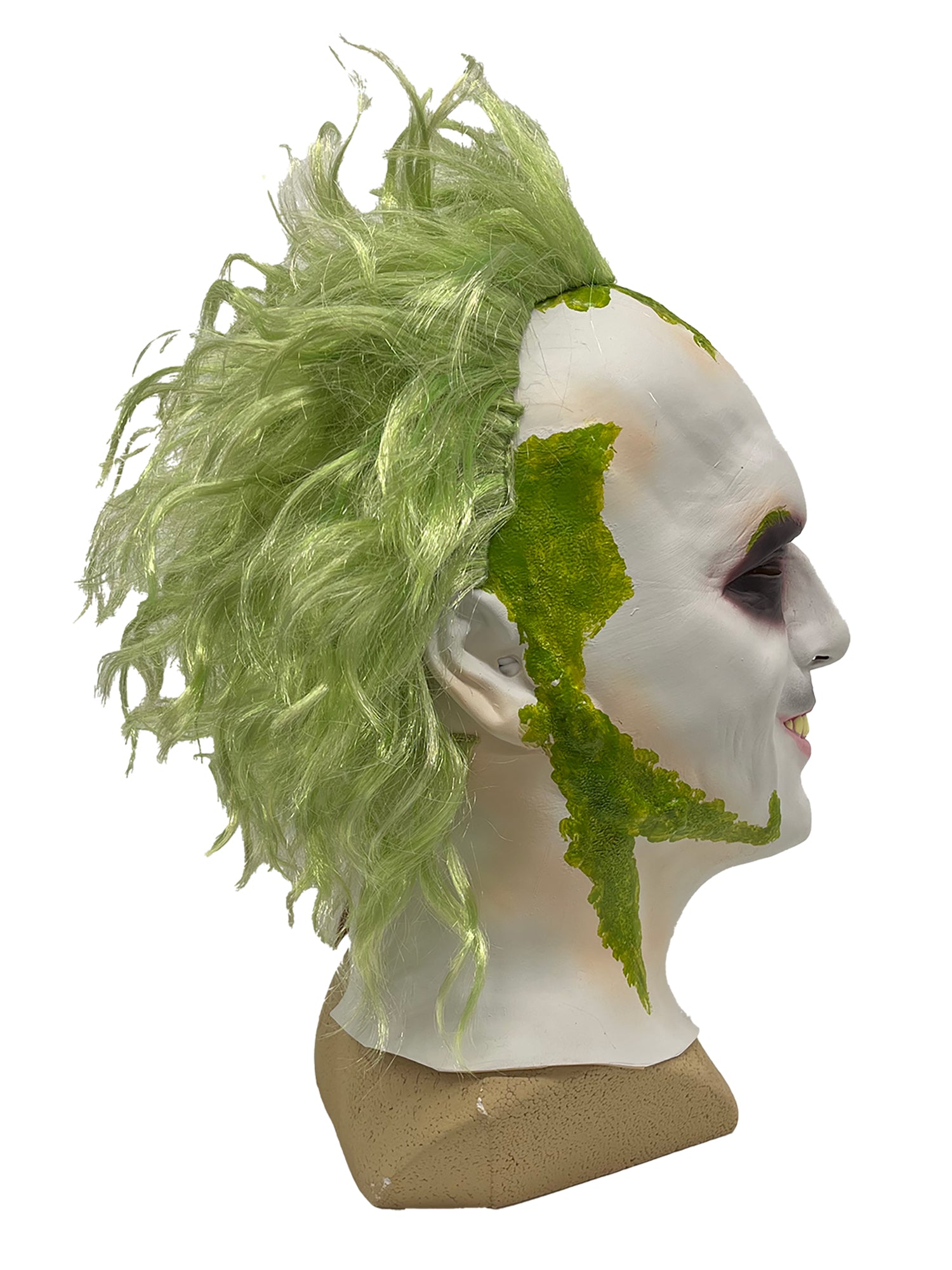 Men's Beetlejuice 2 Overhead Latex Mask with Hair - costumes.com