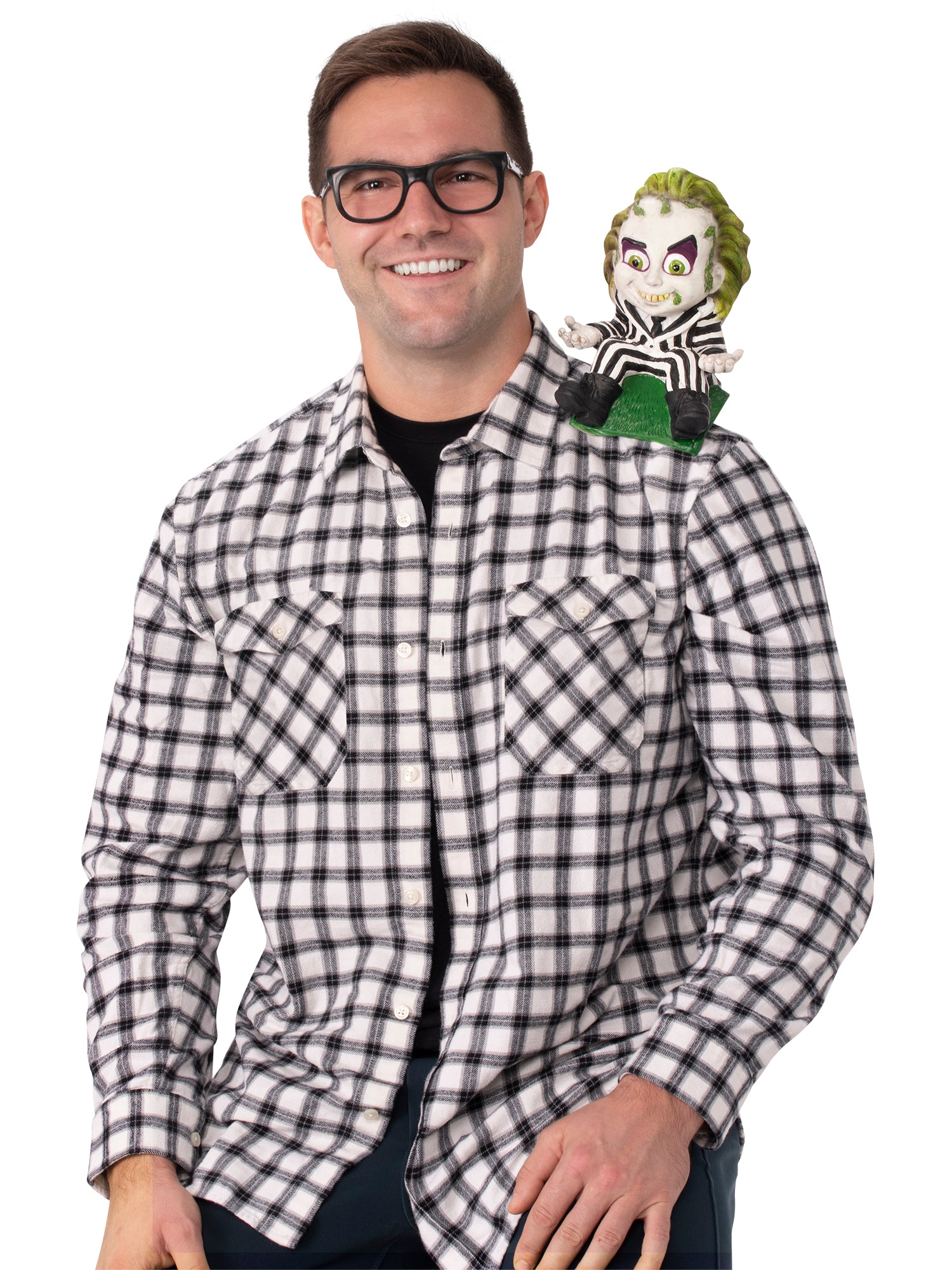 Adult Beetlejuice Shoulder Sitter - costumes.com