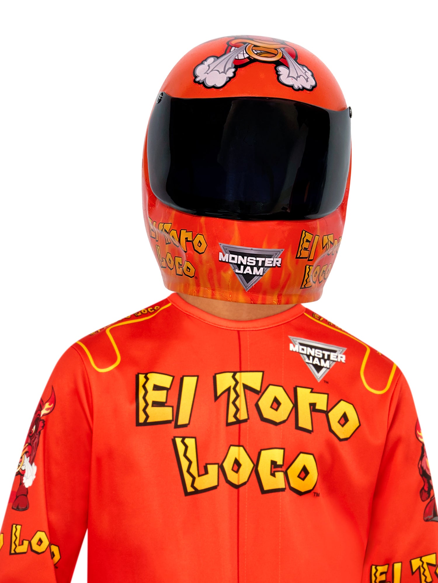 Kids' Monster Jam El Toro Loco Half Mask - costumes.com