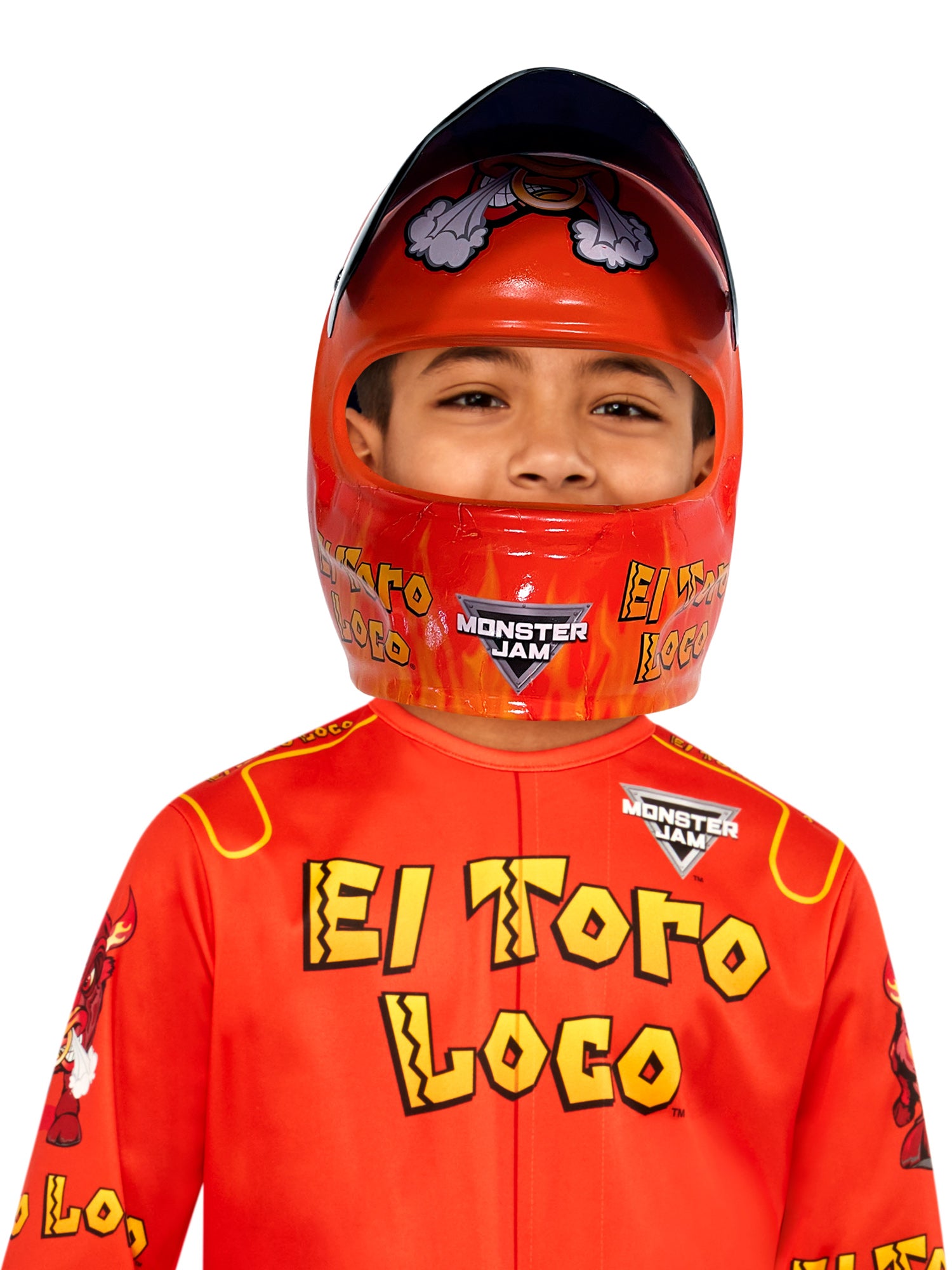 Kids' Monster Jam El Toro Loco Half Mask - costumes.com