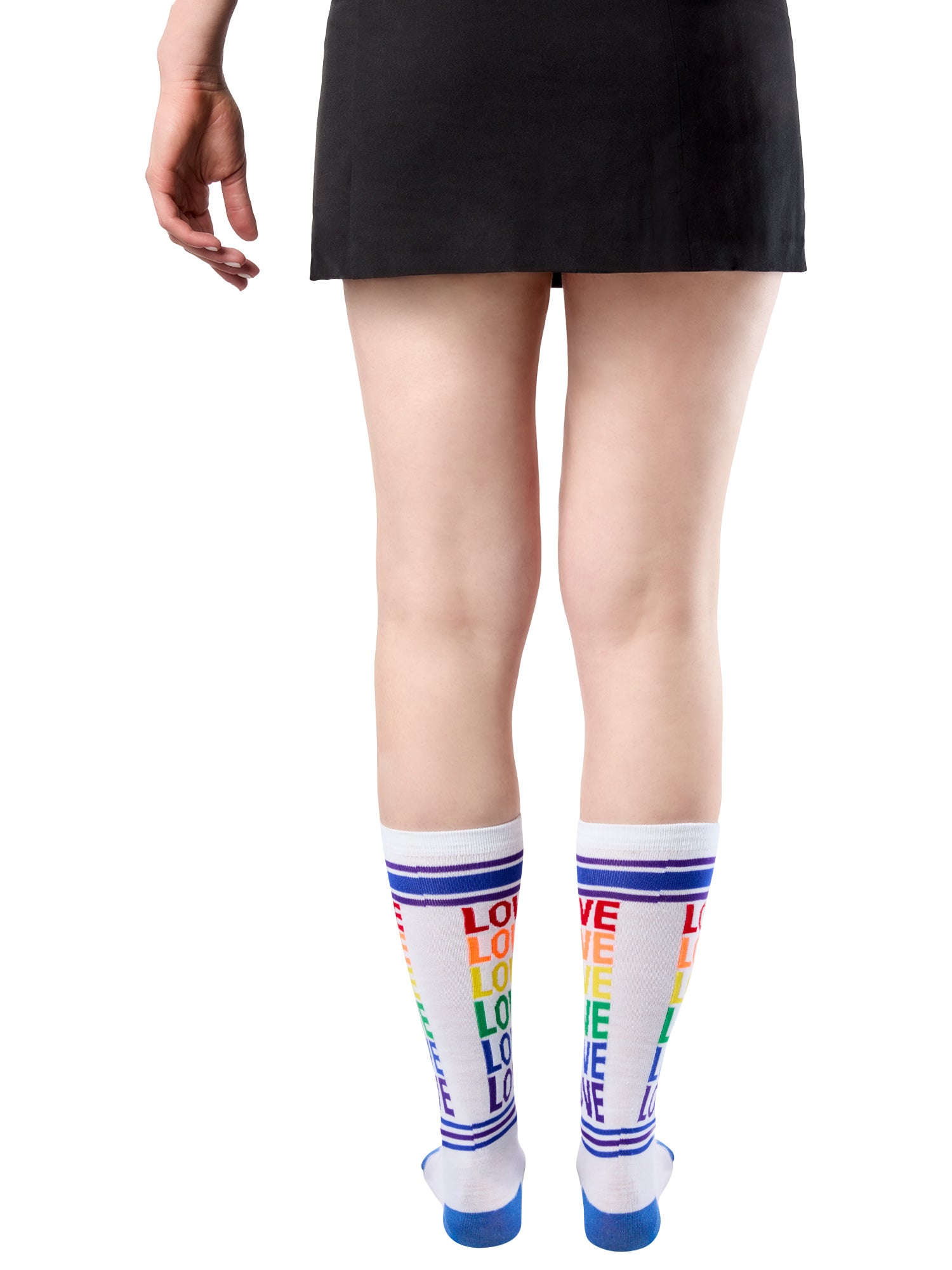 Adult Rainbow Pride Love Socks - costumes.com