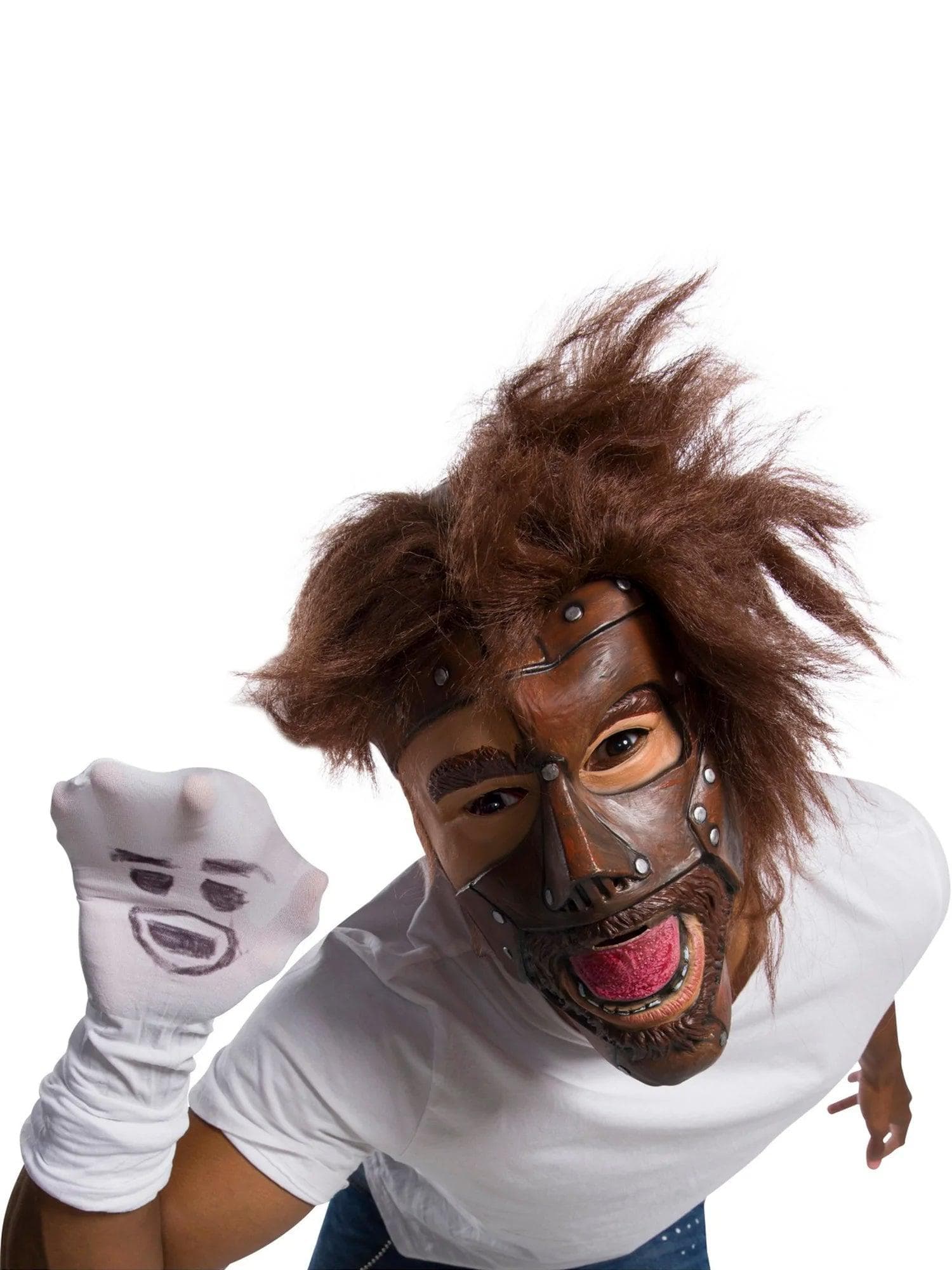 Adult WWE Mankind Mask - costumes.com