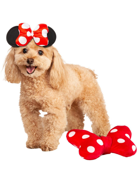 Minnie Mouse Pet Headpiece and Toy