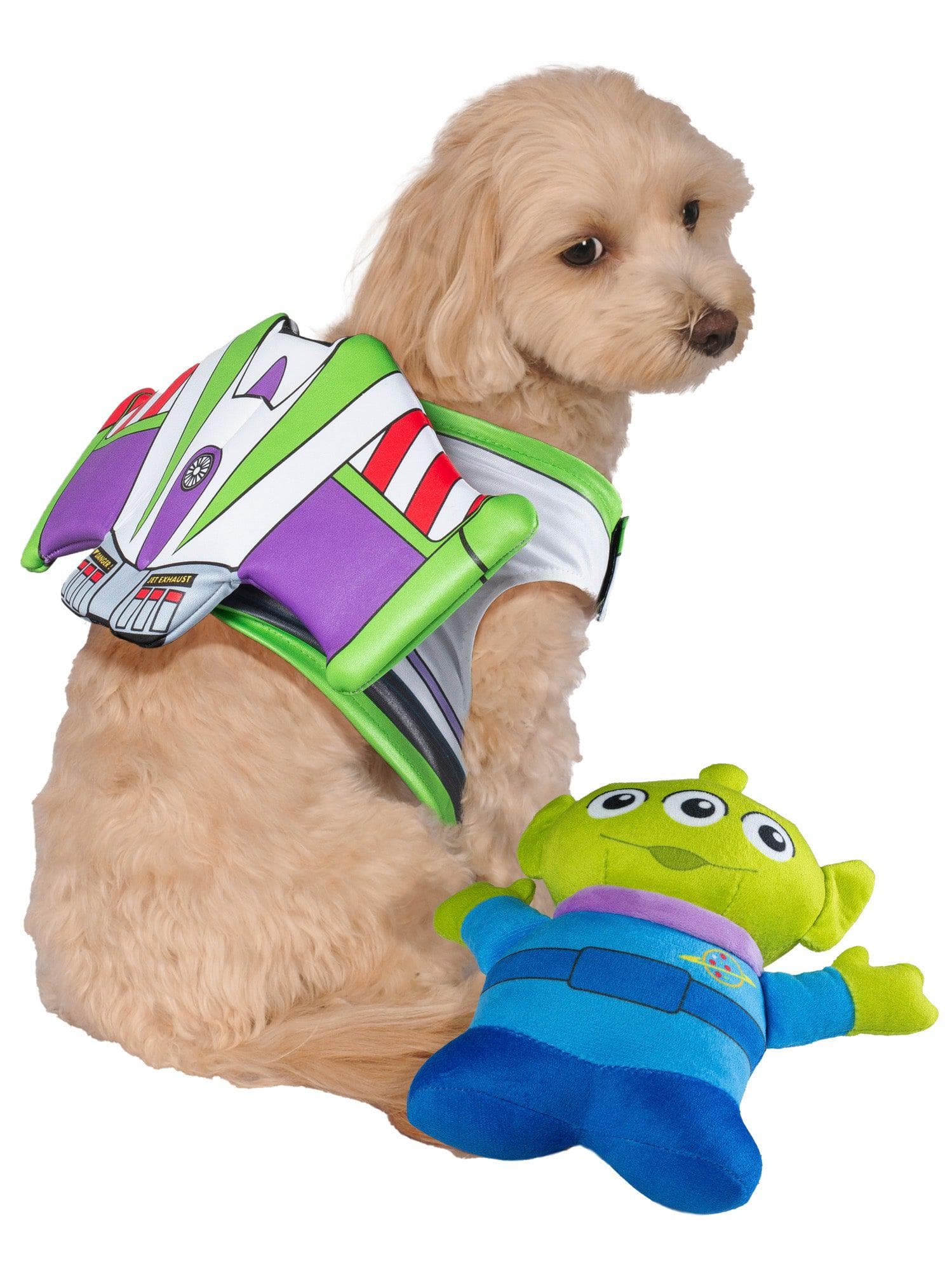 Toy Story Buzz Lightyear Pet Jetpack and Alien Toy - costumes.com