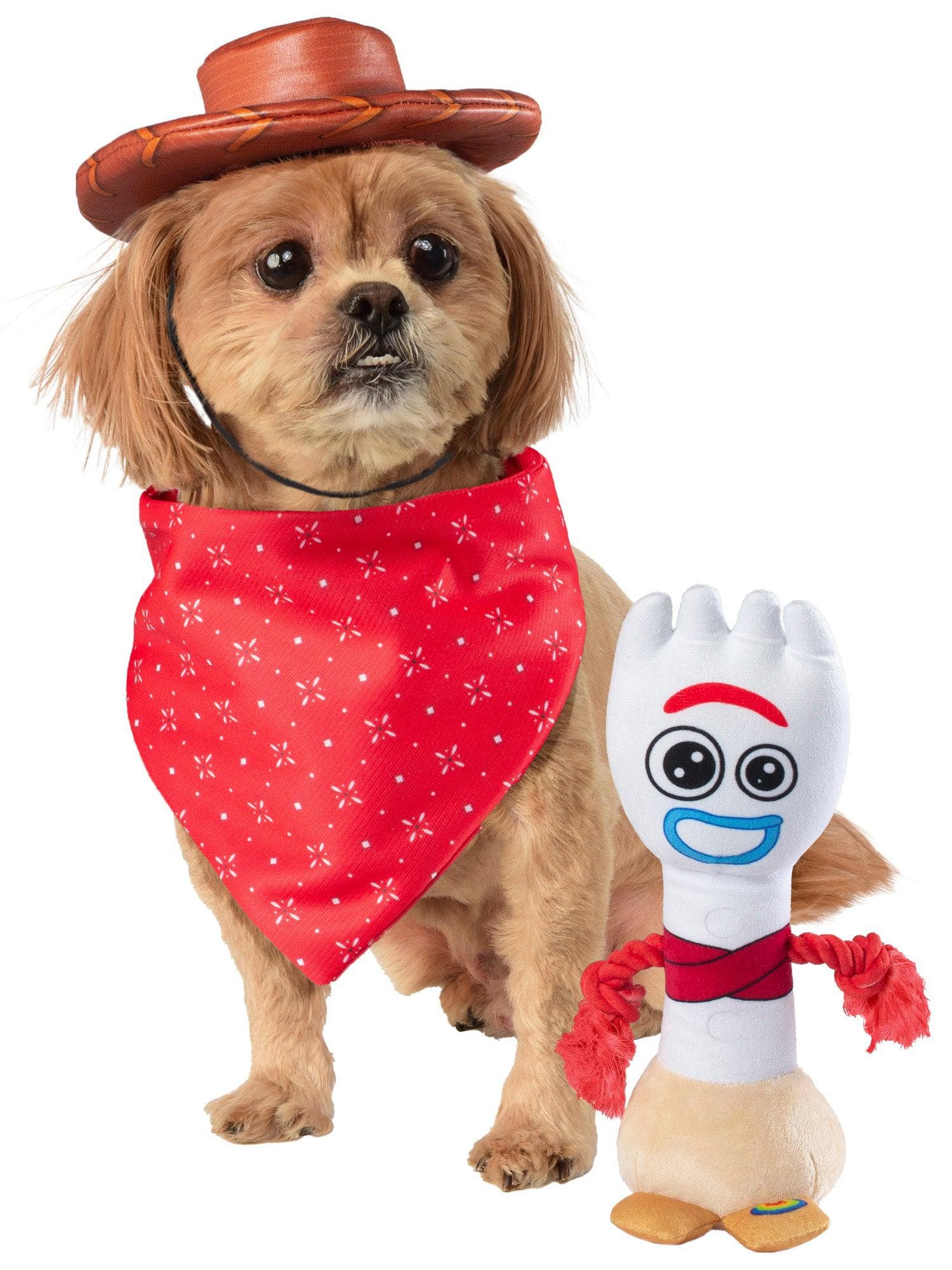 Toy Story Woody Pet Headpiece, Bandana and Forky Toy - costumes.com