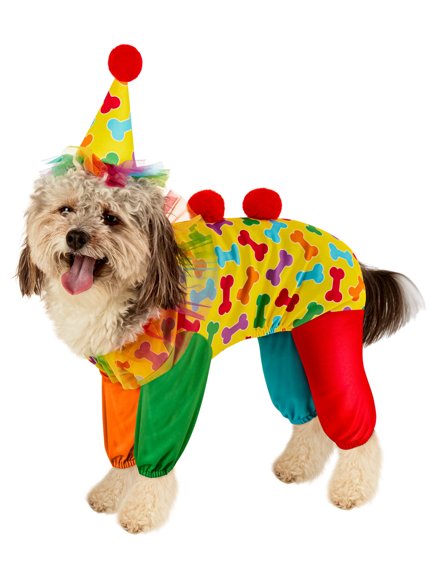 Circus Clown Pet Costume - costumes.com