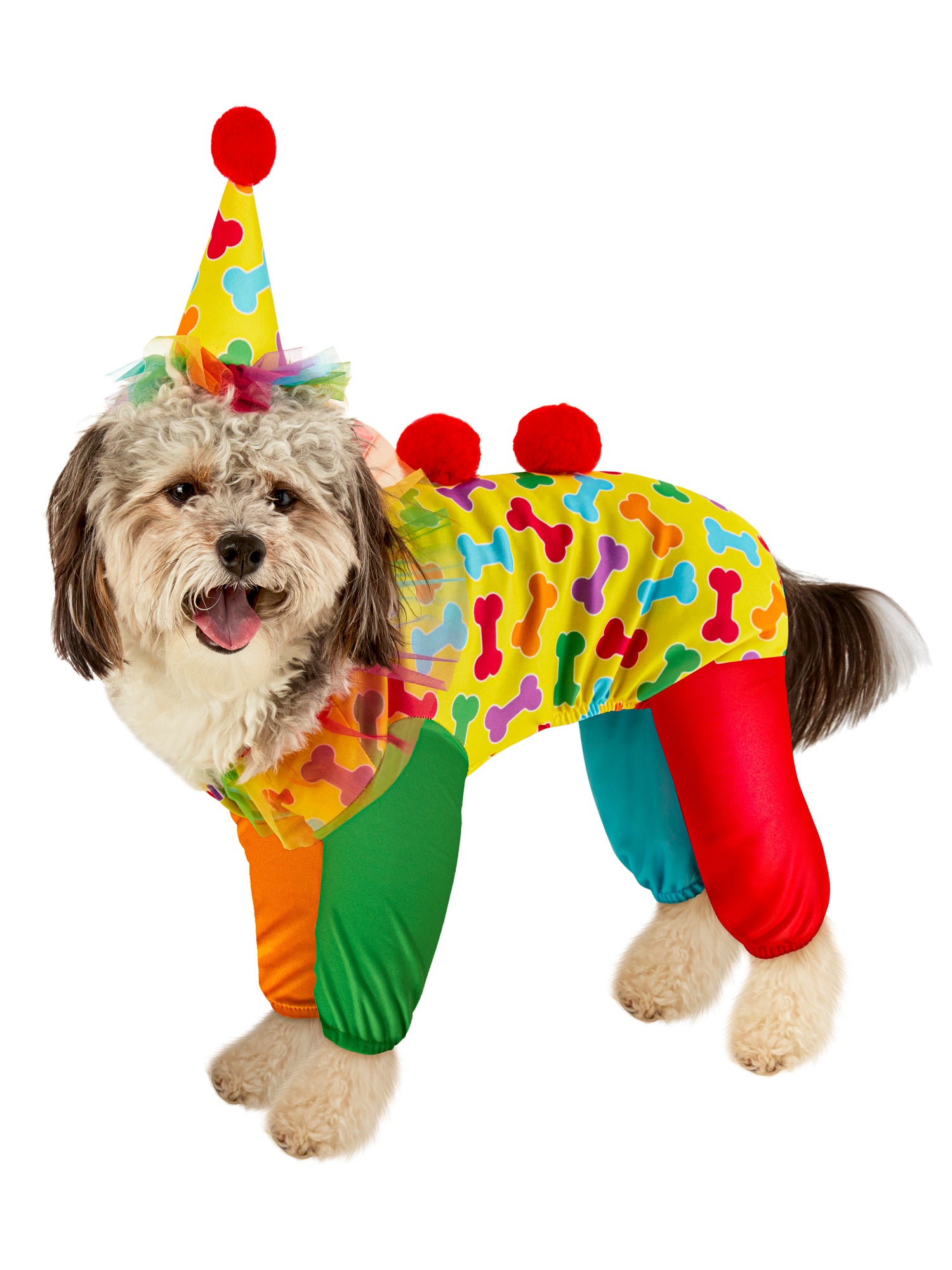 Circus Clown Pet Costume - costumes.com