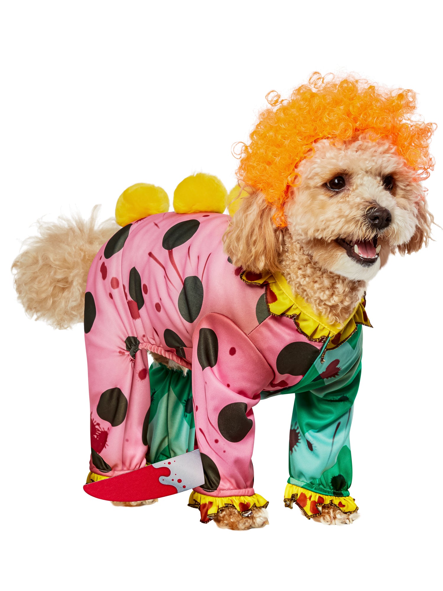 Killer Clown Pet Costume - costumes.com