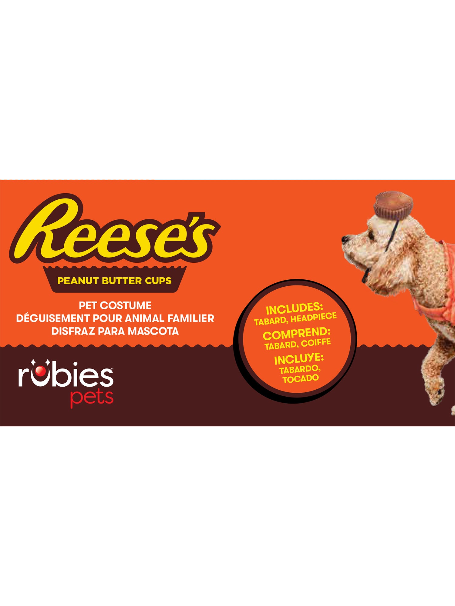 Reese's Peanut Butter Cup Pet Costume - costumes.com