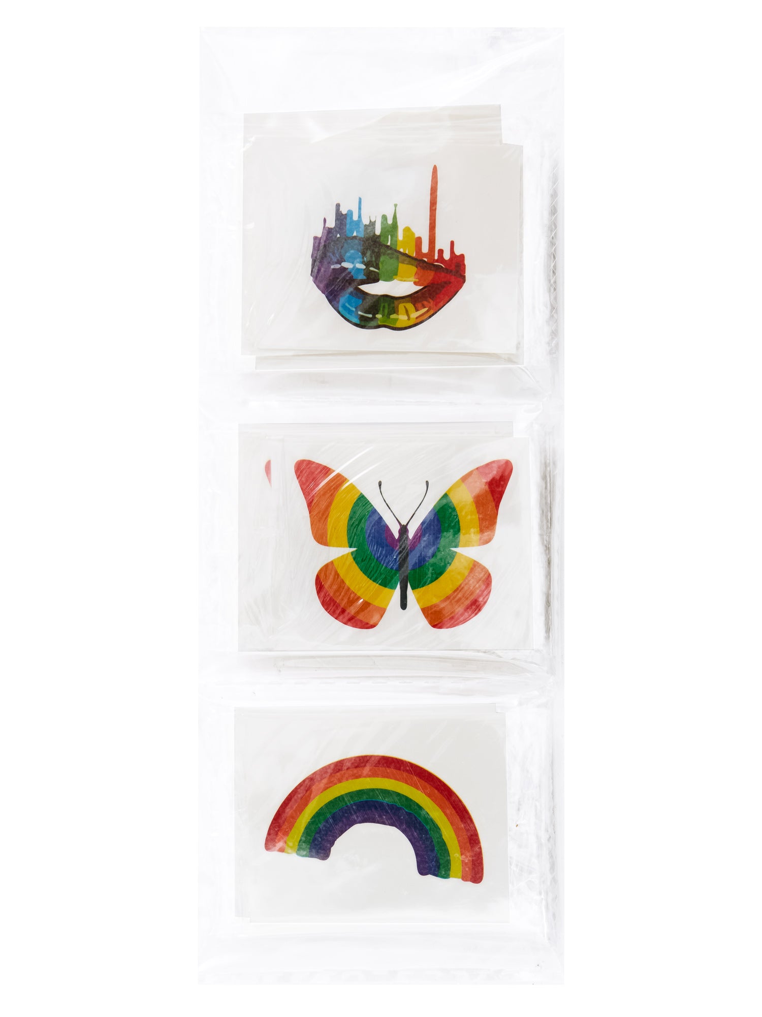 Adult Rainbow Pride Temporary Tattoos - 48 Piece - costumes.com