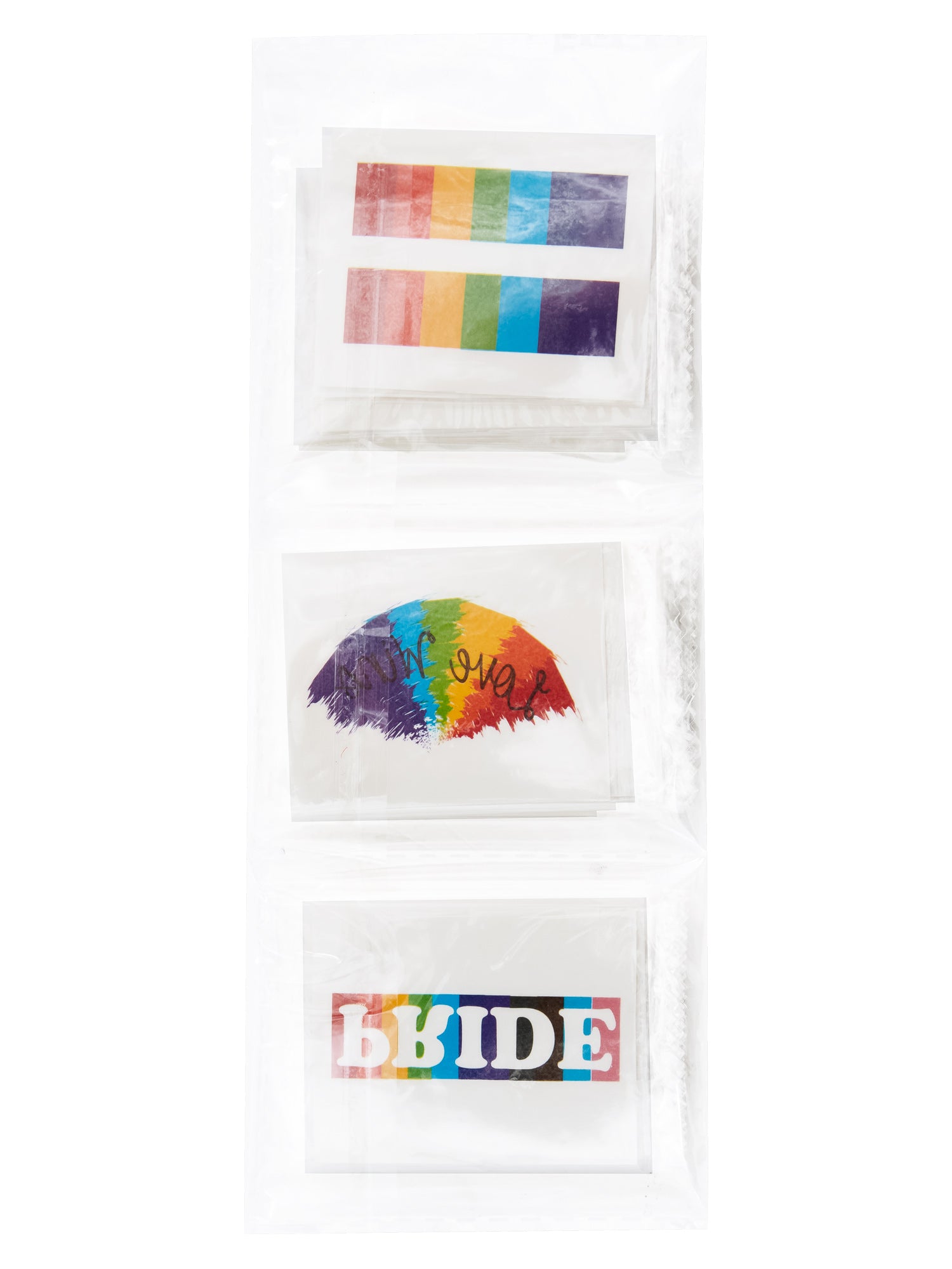 Adult Rainbow Pride Temporary Tattoos - 48 Piece - costumes.com