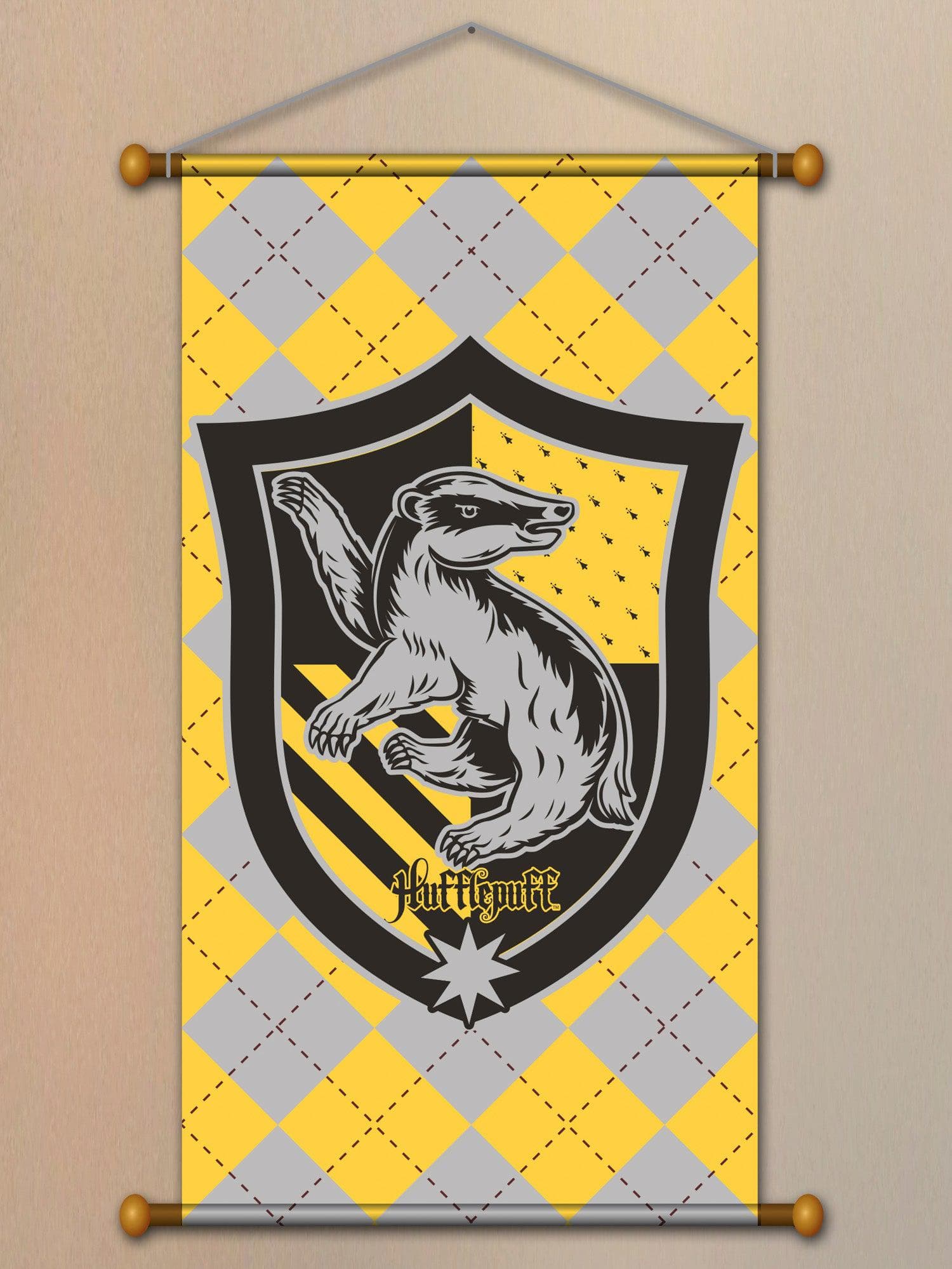 33-inch Harry Potter Hufflepuff House Banner - costumes.com