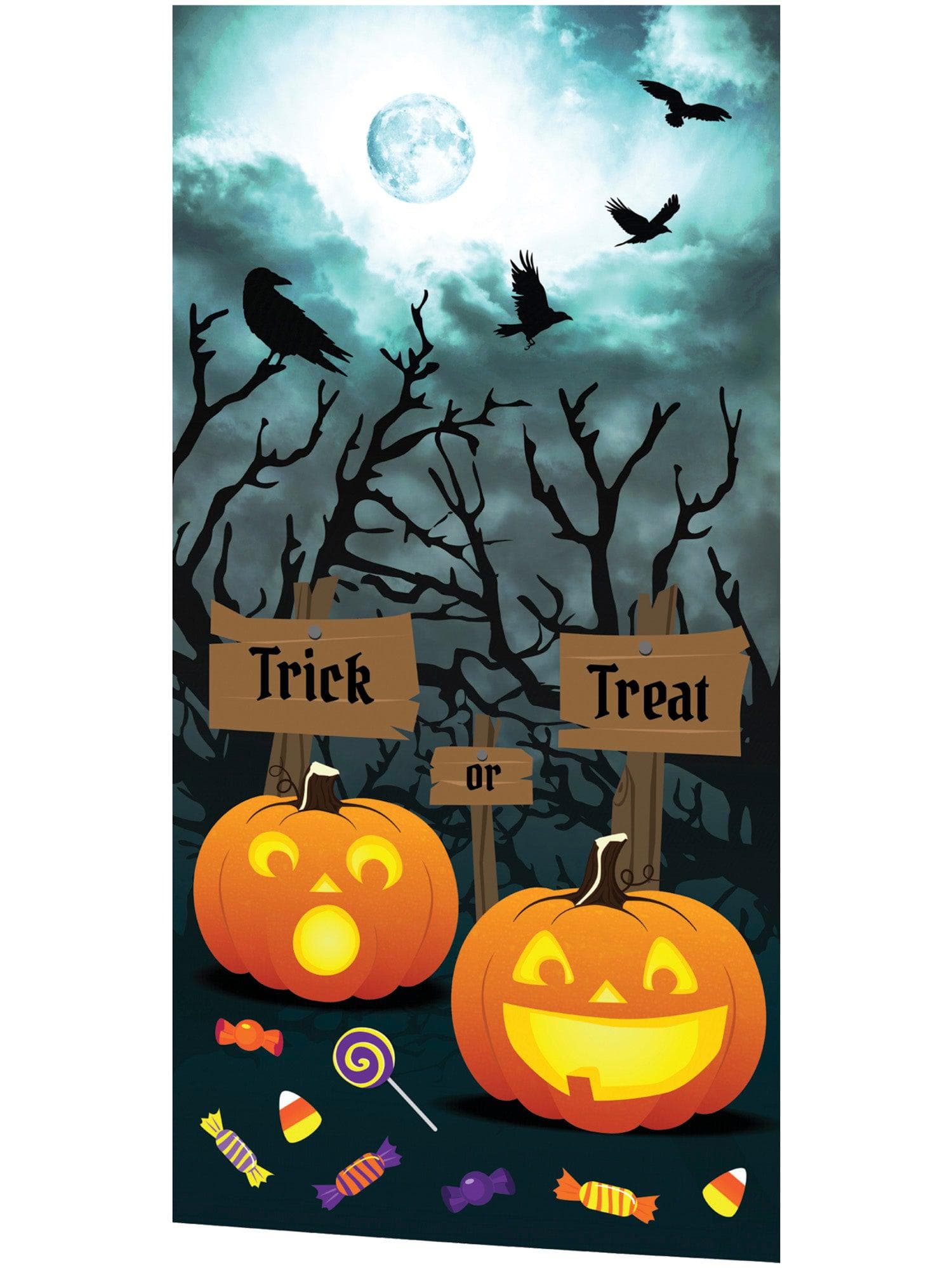 Trick or Treat Halloween Door Cover Decoration - costumes.com