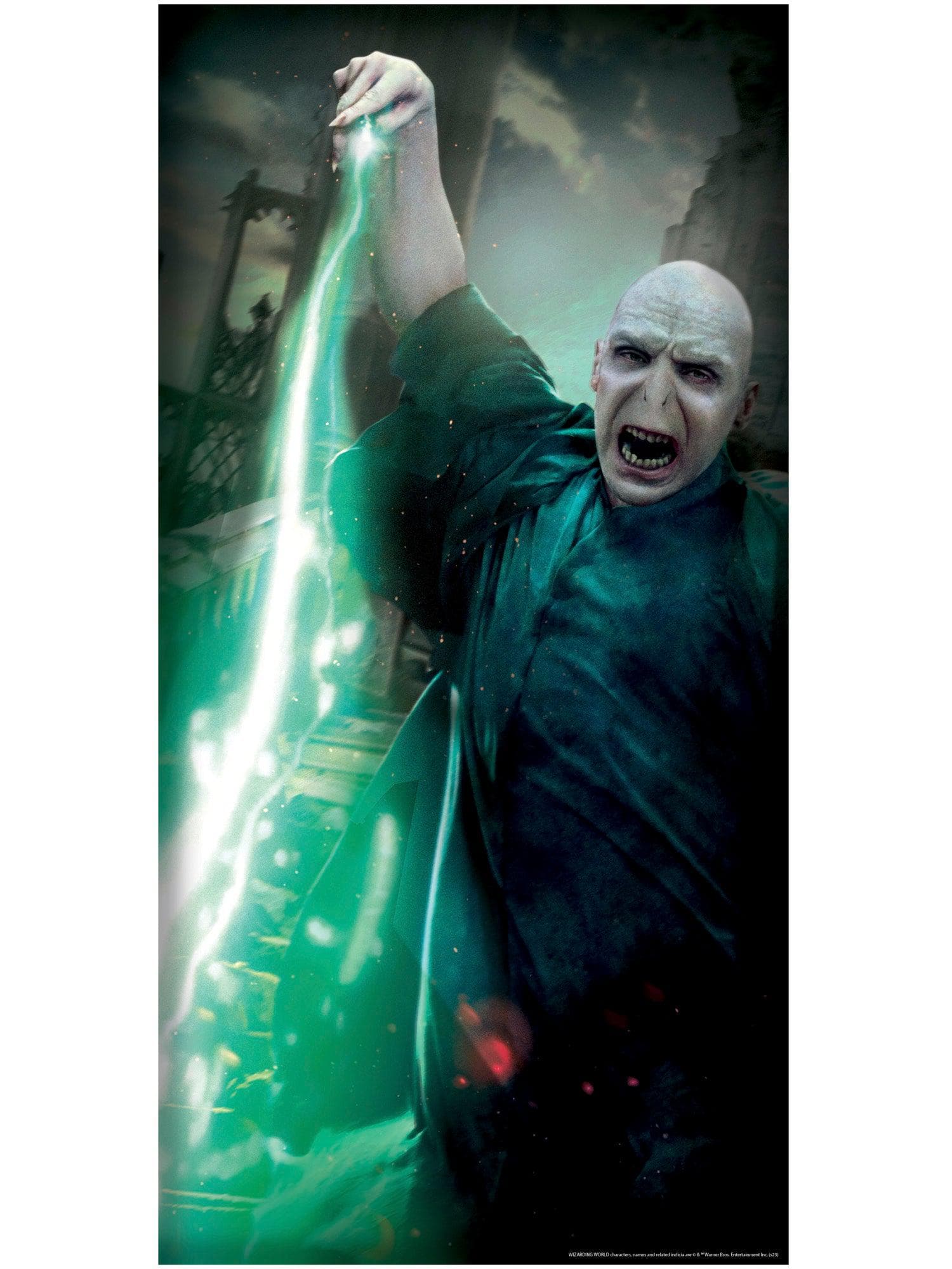 60-inch Harry Potter Voldemort Front Door Cover Decoration - costumes.com